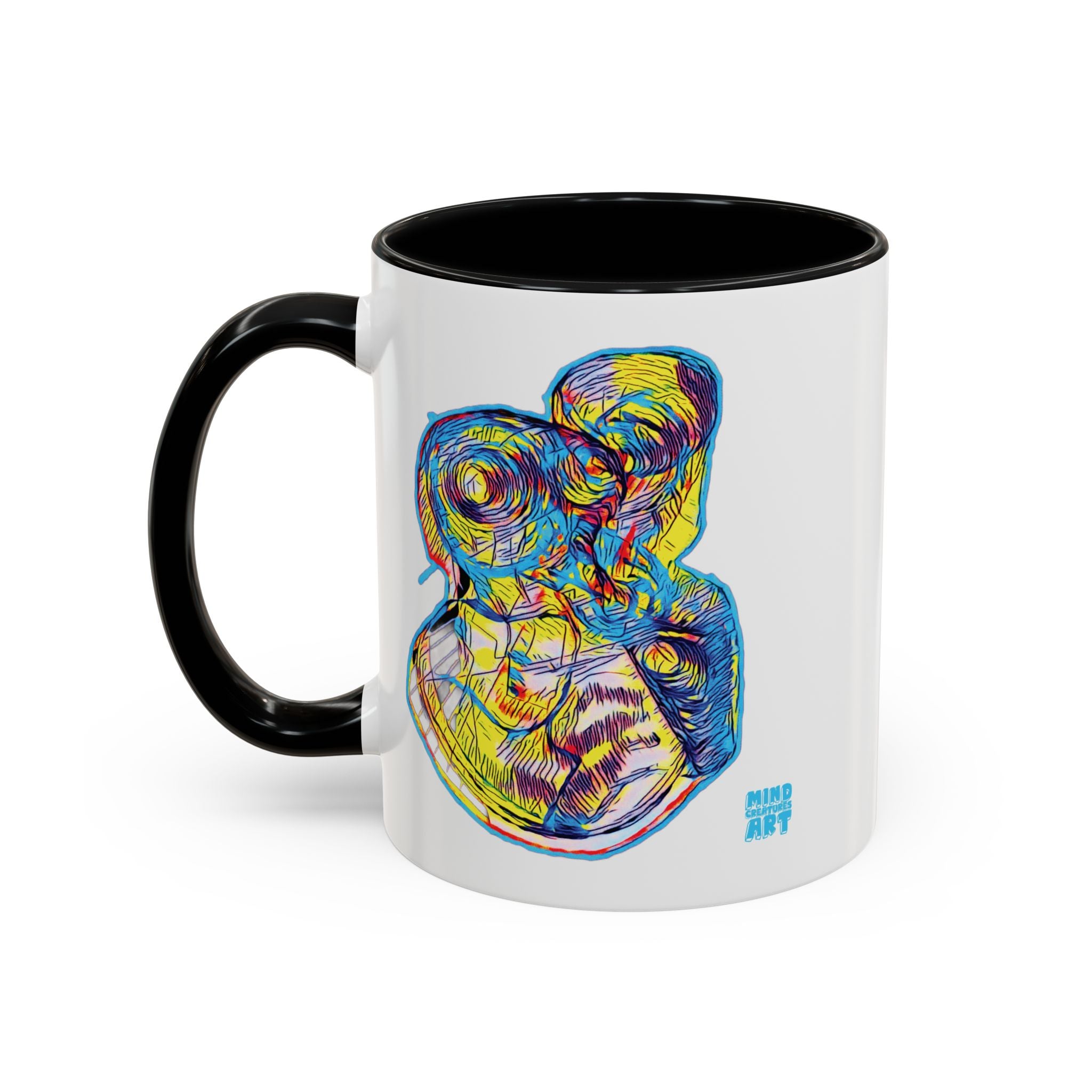 Curiosity (Neon) Accent Coffee Mug (11oz, 15oz)