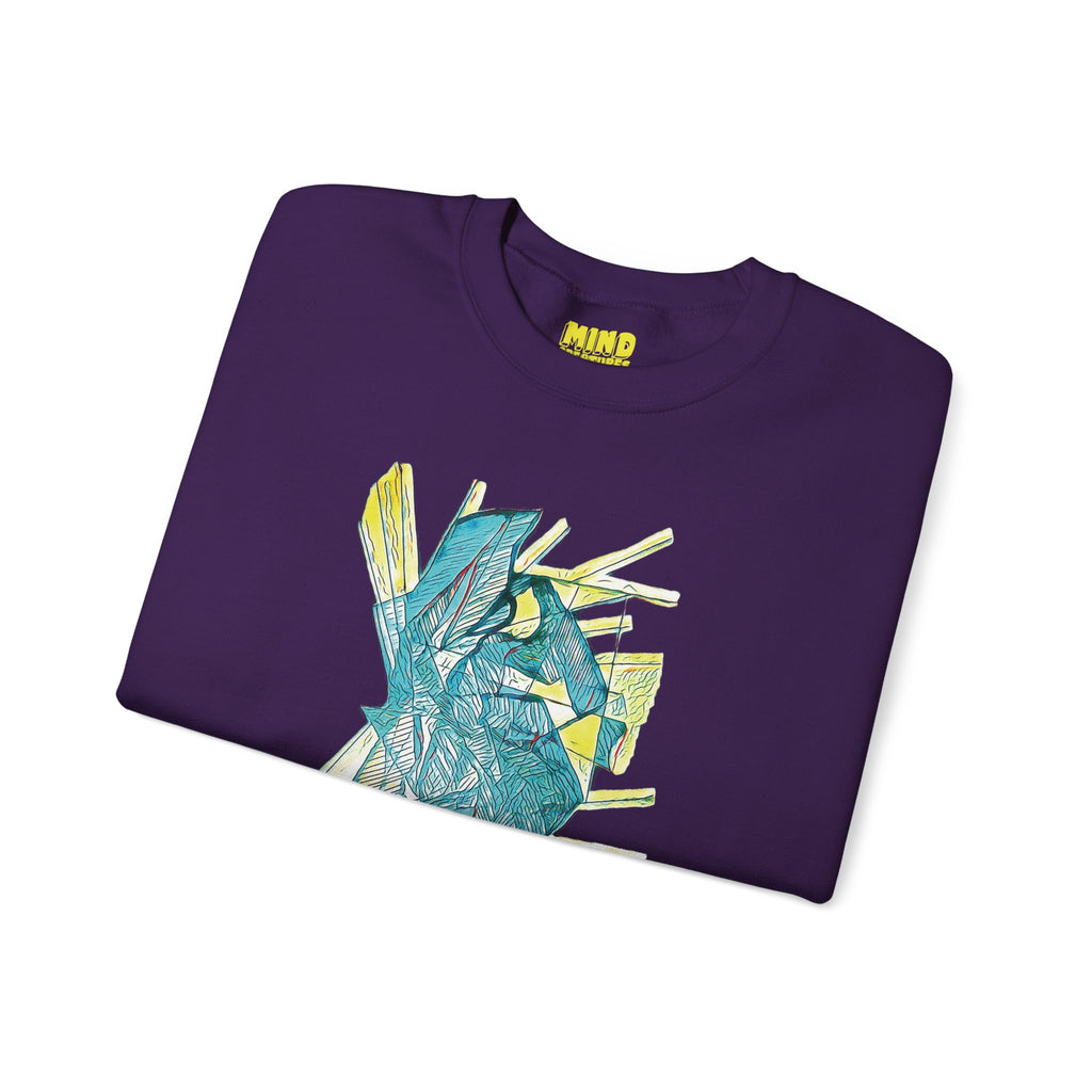 Lightspeed (Aqua) Unisex Heavy Blend™ Crewneck Sweatshirt