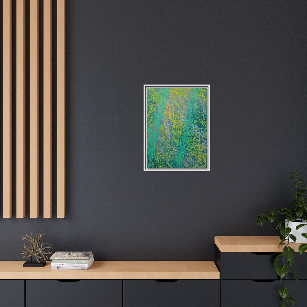 Spring Matte Canvas, Framed