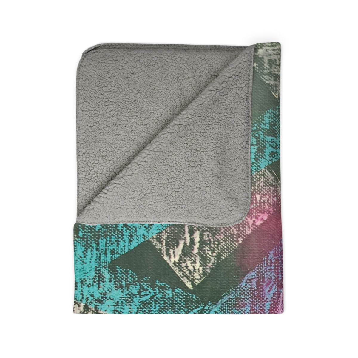 Believe Fleece Sherpa Blanket