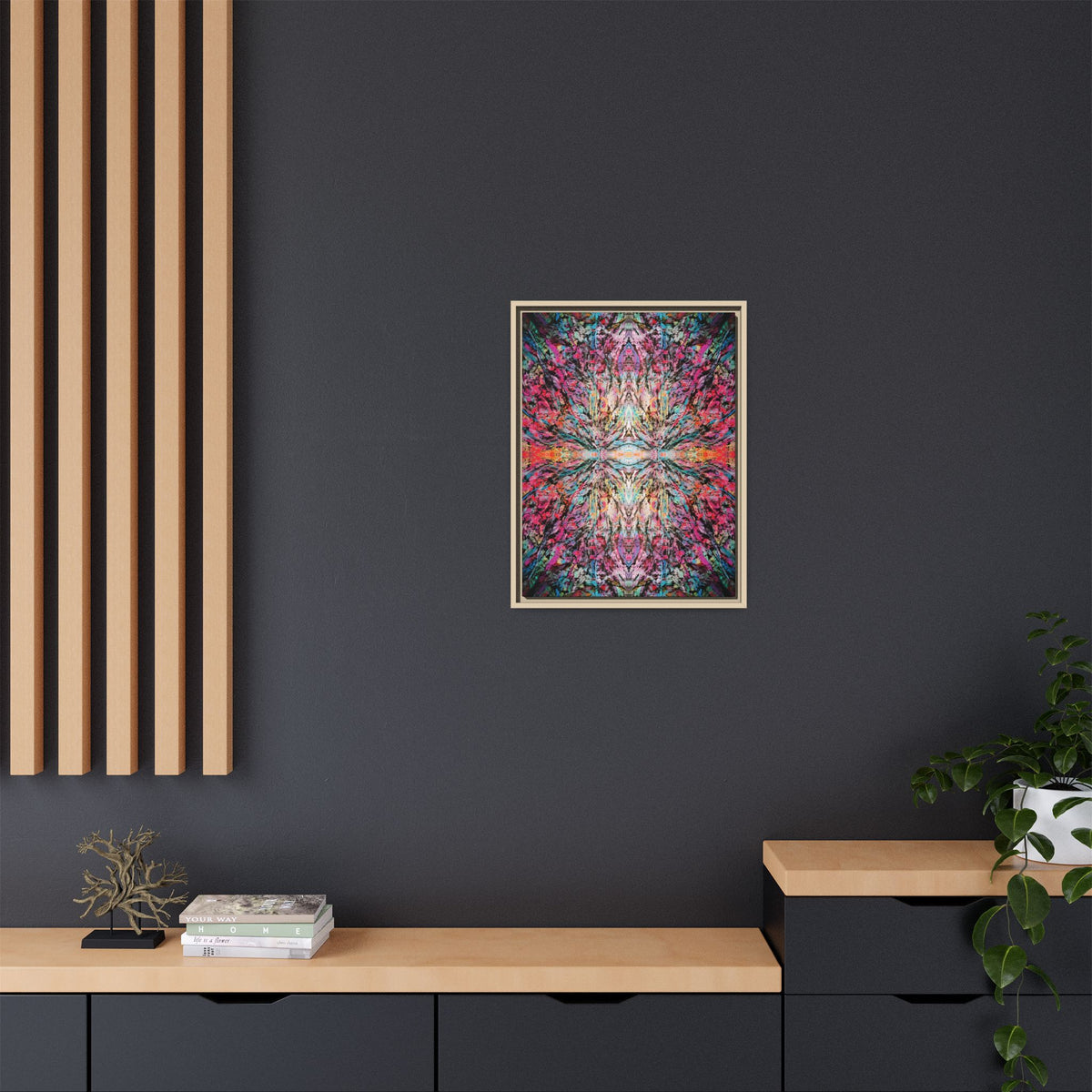 Thunder Matte Canvas, Framed