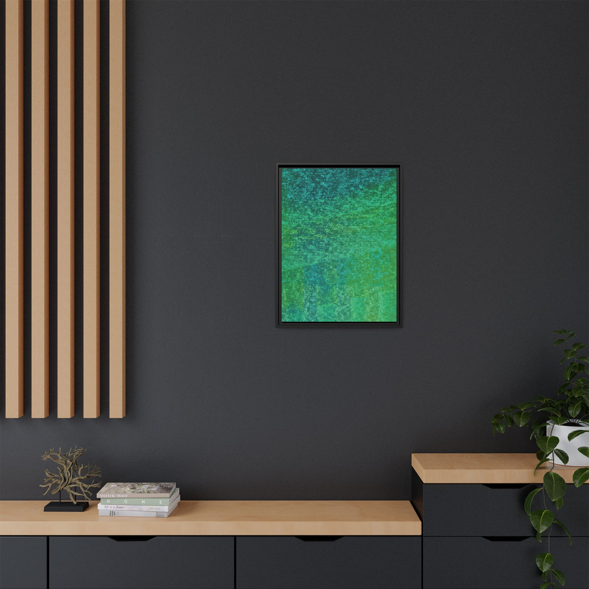 Oceanic (V3) Matte Canvas, Framed