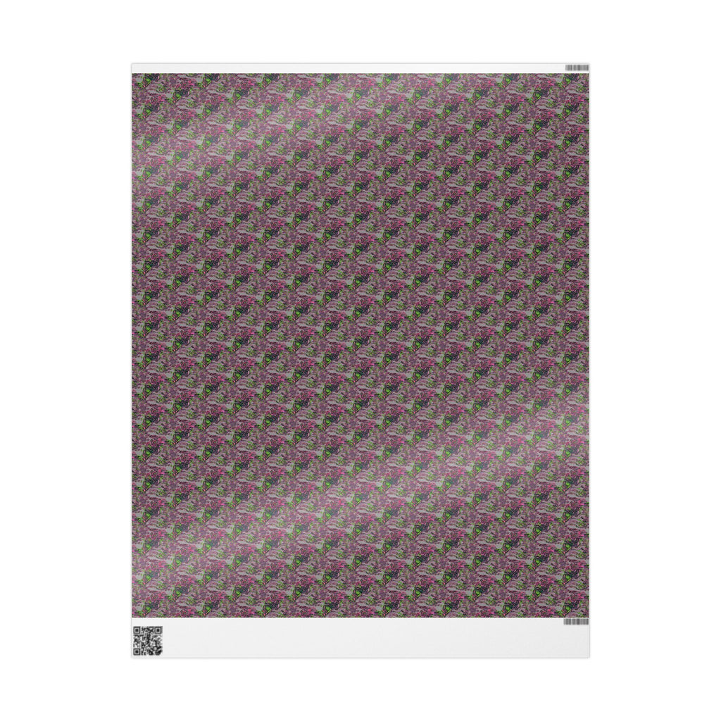 Vessel (Neon, Gray Background) Heavy Wrapping Paper