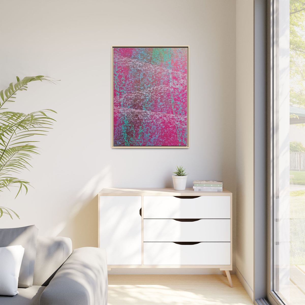 Hazy (V2) Matte Canvas, Framed