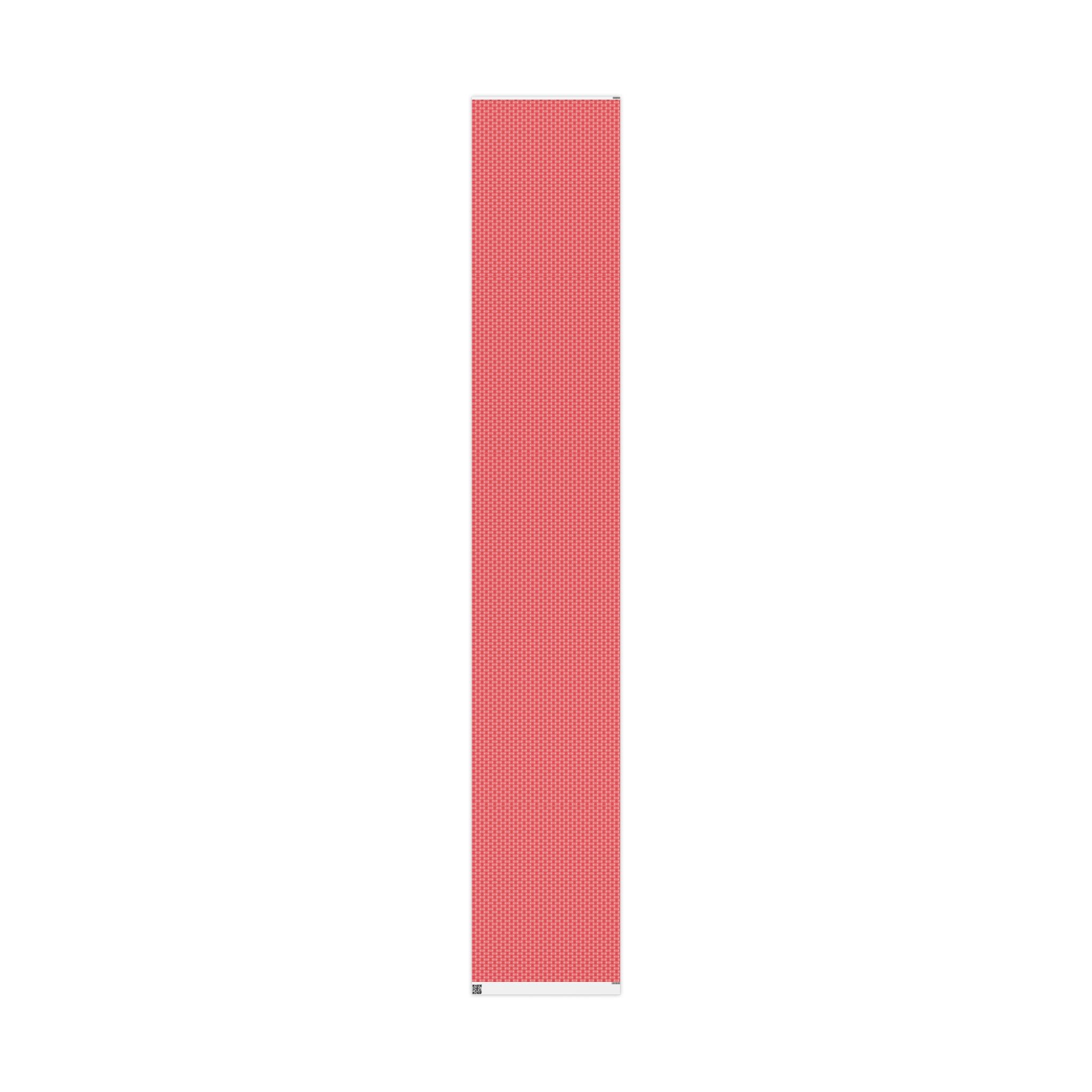 Love (White, Red Background) Heavy Wrapping Paper