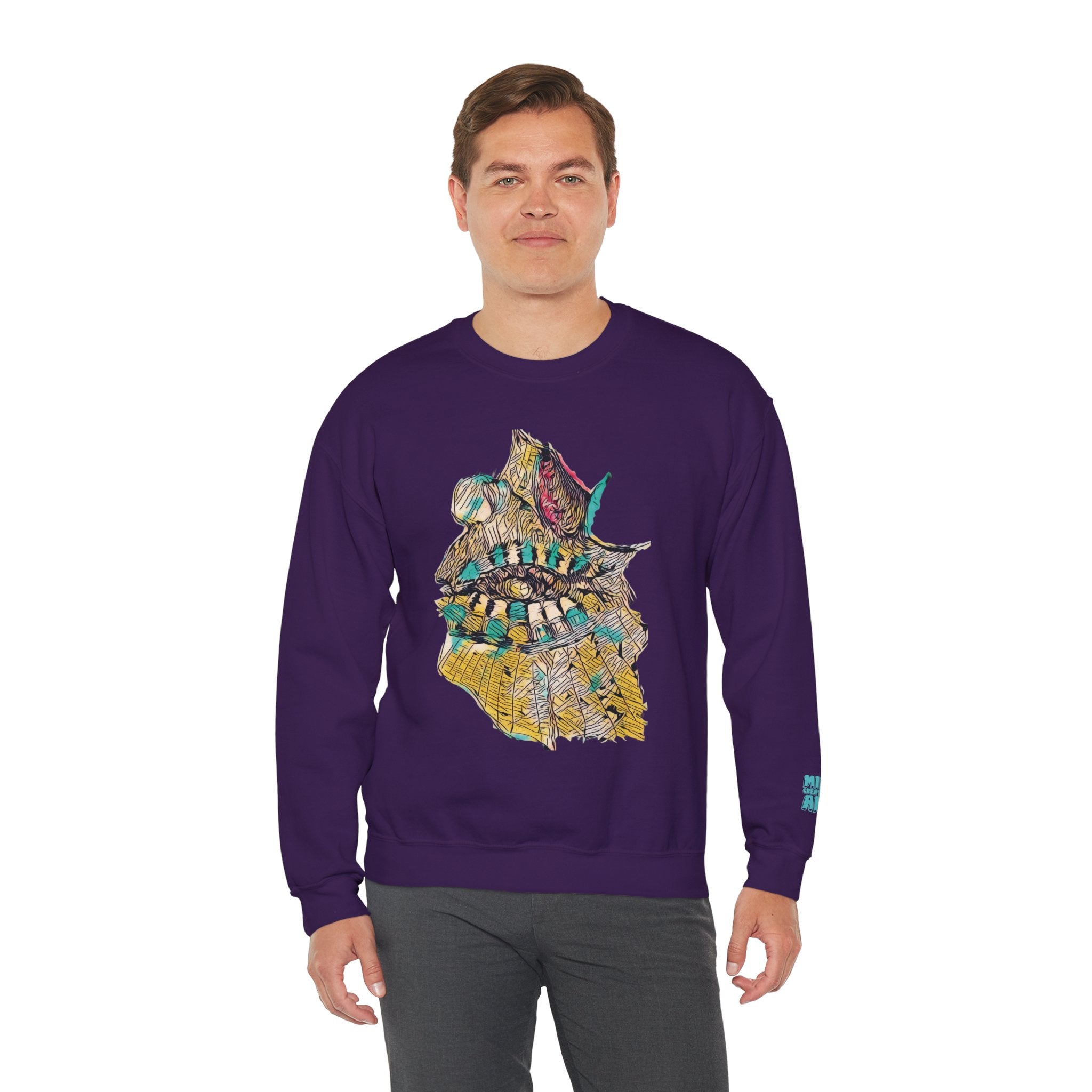 Hypnagogic (Gold) Unisex Heavy Blend™ Crewneck Sweatshirt