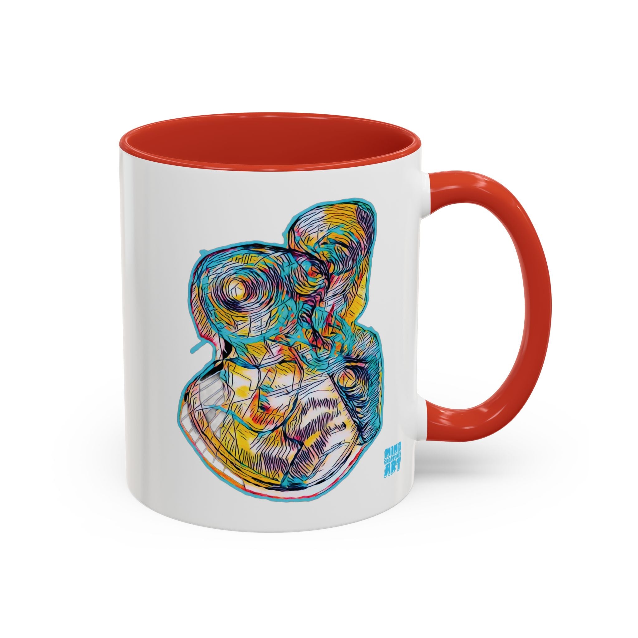 Curiosity (Teal) Accent Coffee Mug (11oz, 15oz)