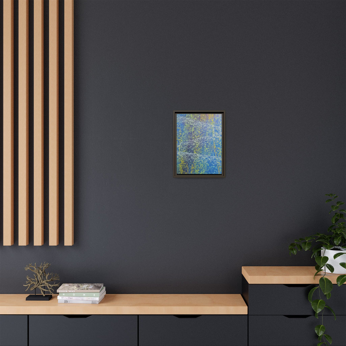 Hazy Matte Canvas, Framed