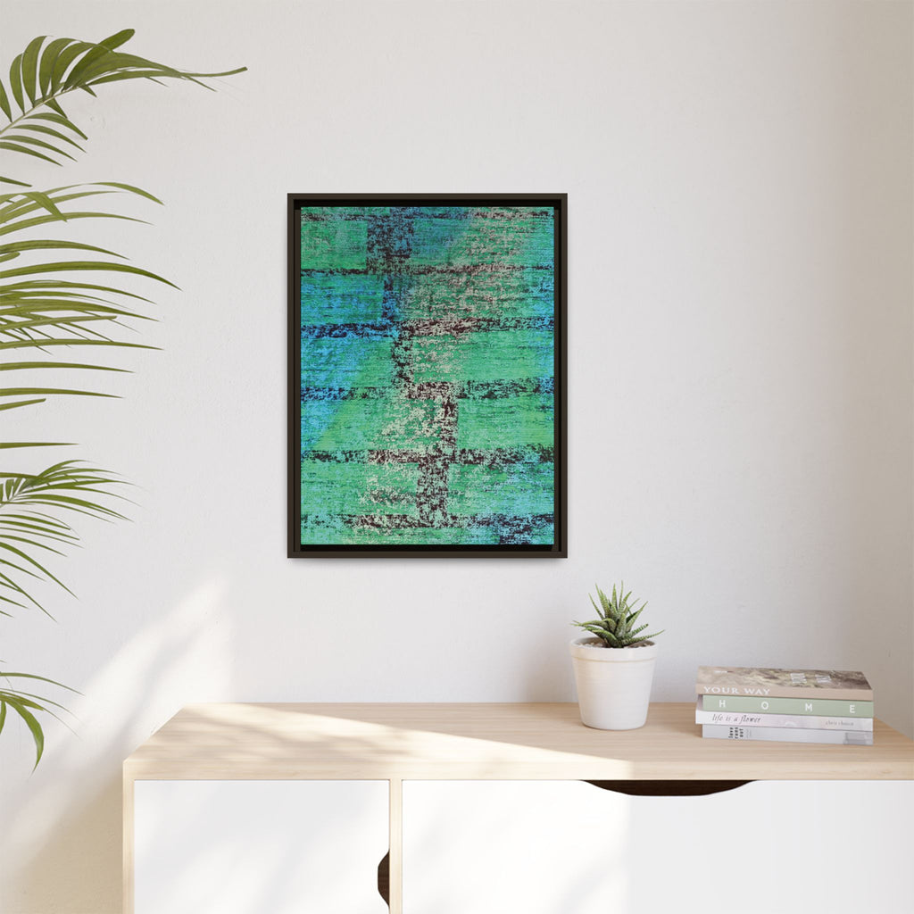 Experiment (V2) Matte Canvas, Framed
