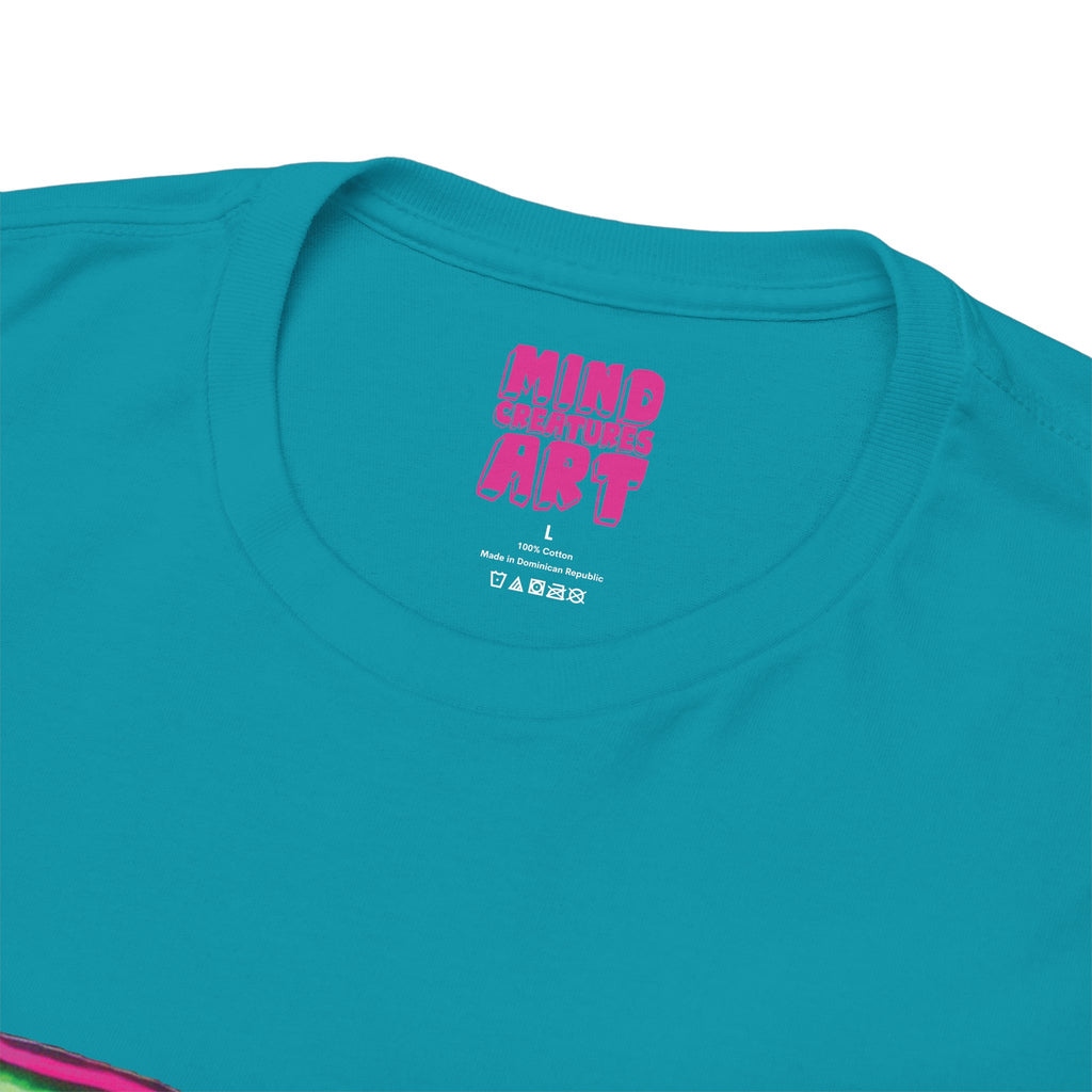 Cheshire (Pink & Green) Unisex Heavy Cotton Tee