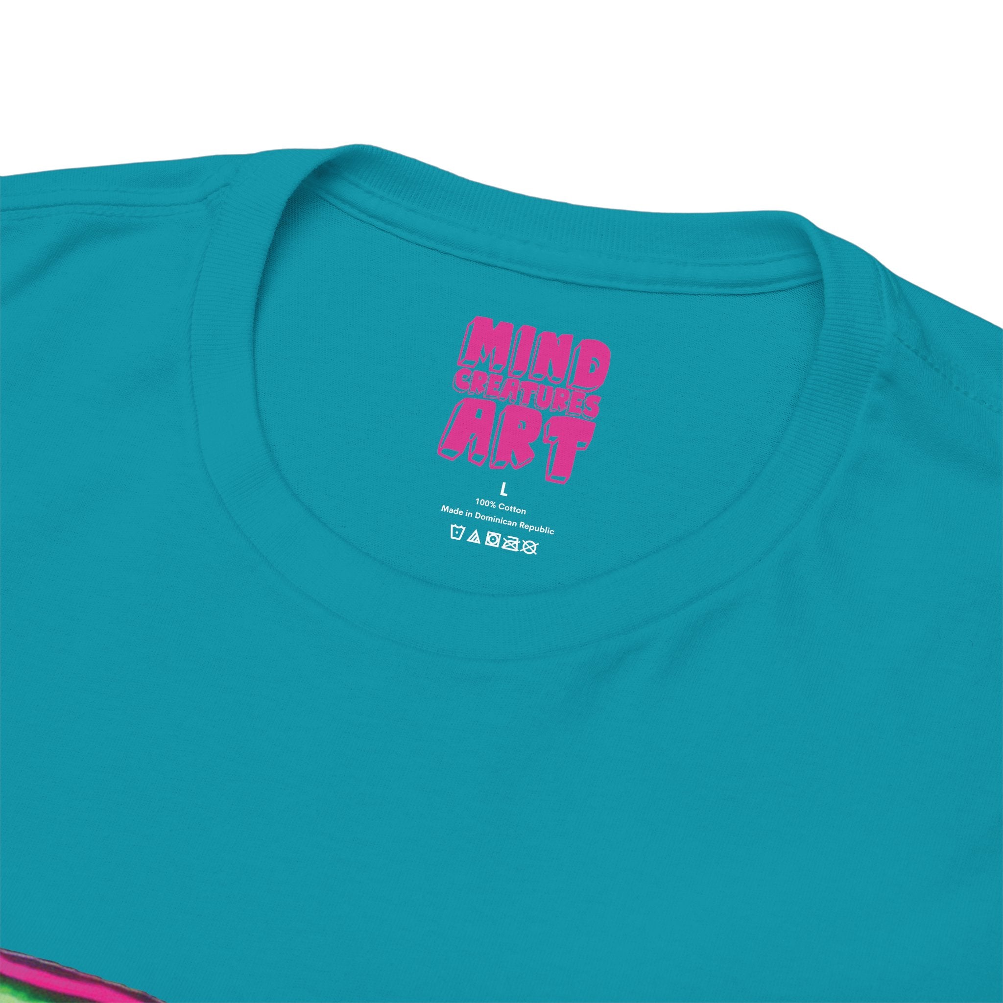 Cheshire (Pink & Green) Unisex Heavy Cotton Tee