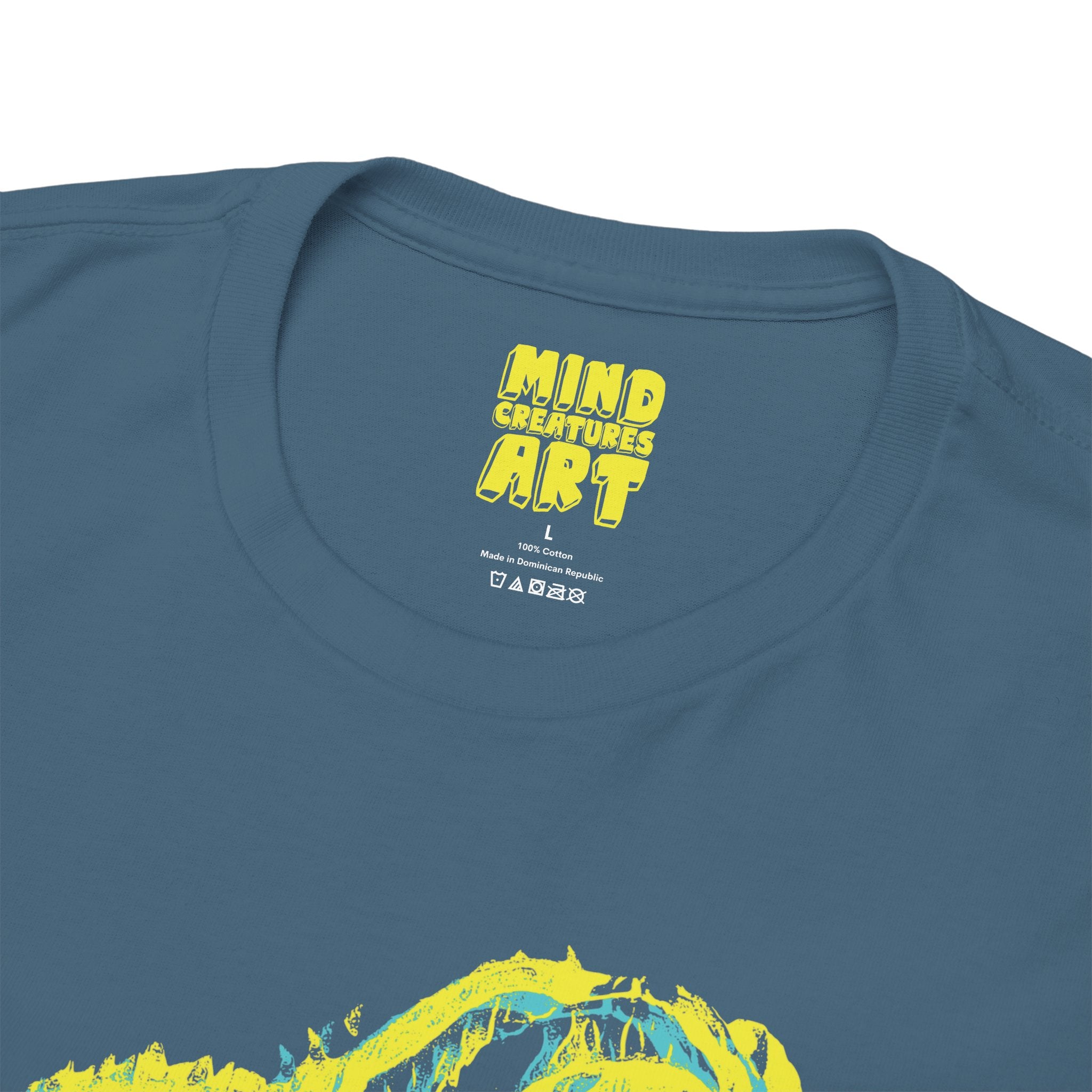 Exploration (Blur, Yellow & Blue) Unisex Heavy Cotton Tee