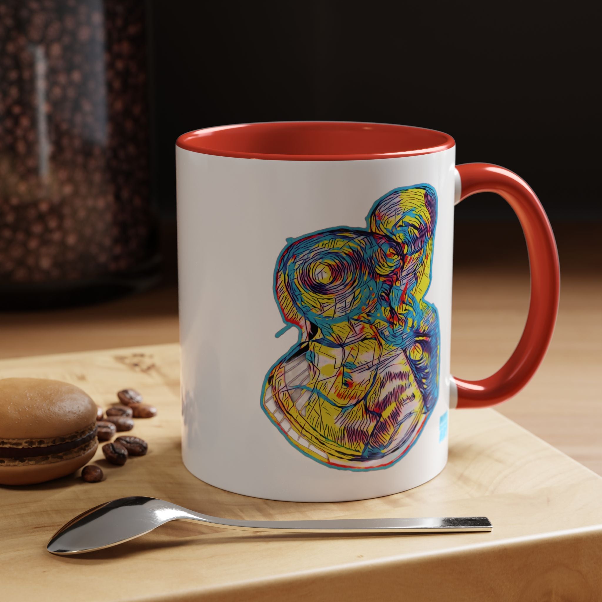 Curiosity (Neon) Accent Coffee Mug (11oz, 15oz)