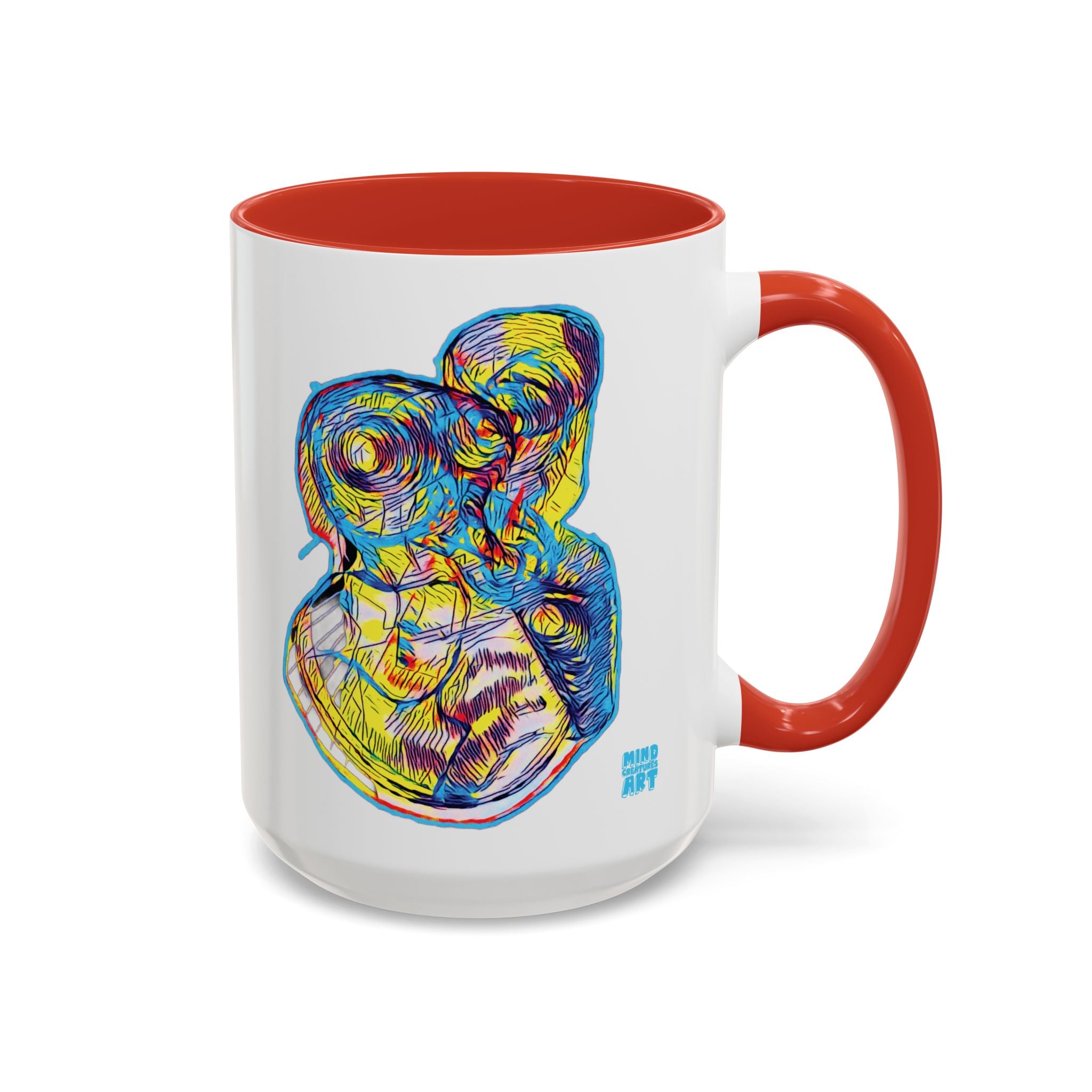 Curiosity (Neon) Accent Coffee Mug (11oz, 15oz)