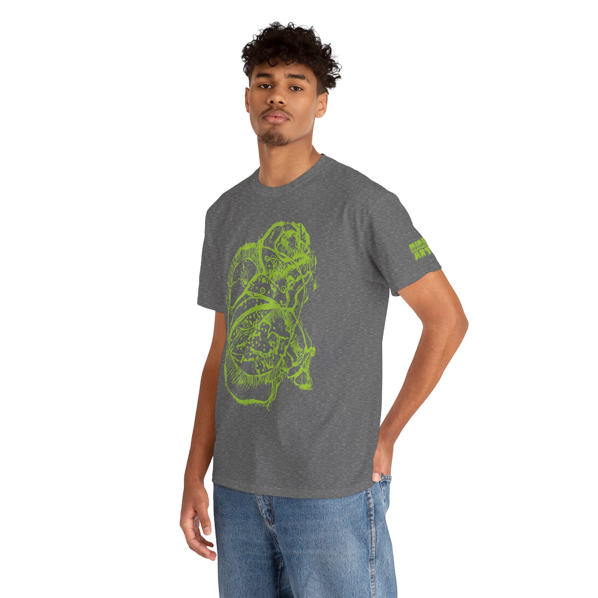 Exploration (Lime) Unisex Heavy Cotton Tee
