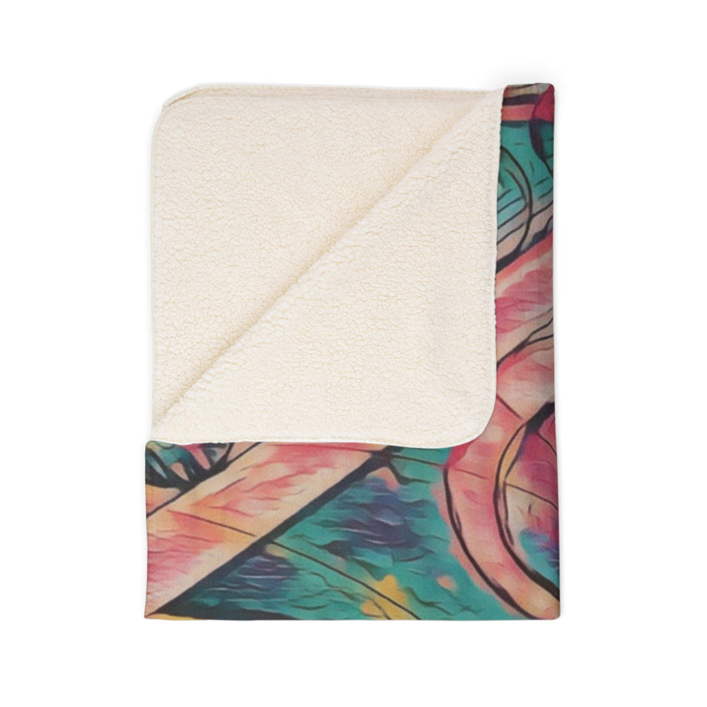 Love Fleece Sherpa Blanket