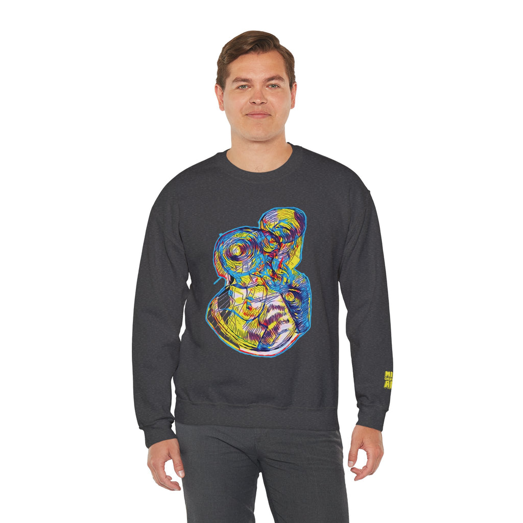 Curiosity (Neon) Unisex Heavy Blend™ Crewneck Sweatshirt
