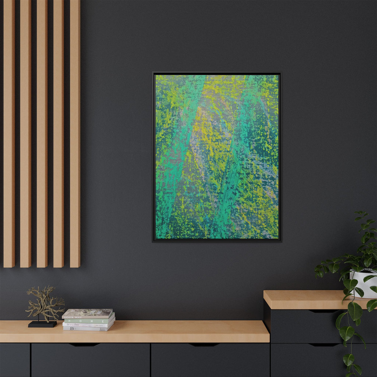 Spring Matte Canvas, Framed