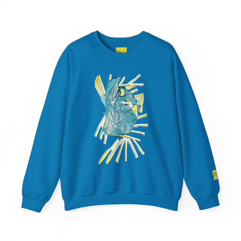 Lightspeed (Aqua) Unisex Heavy Blend™ Crewneck Sweatshirt
