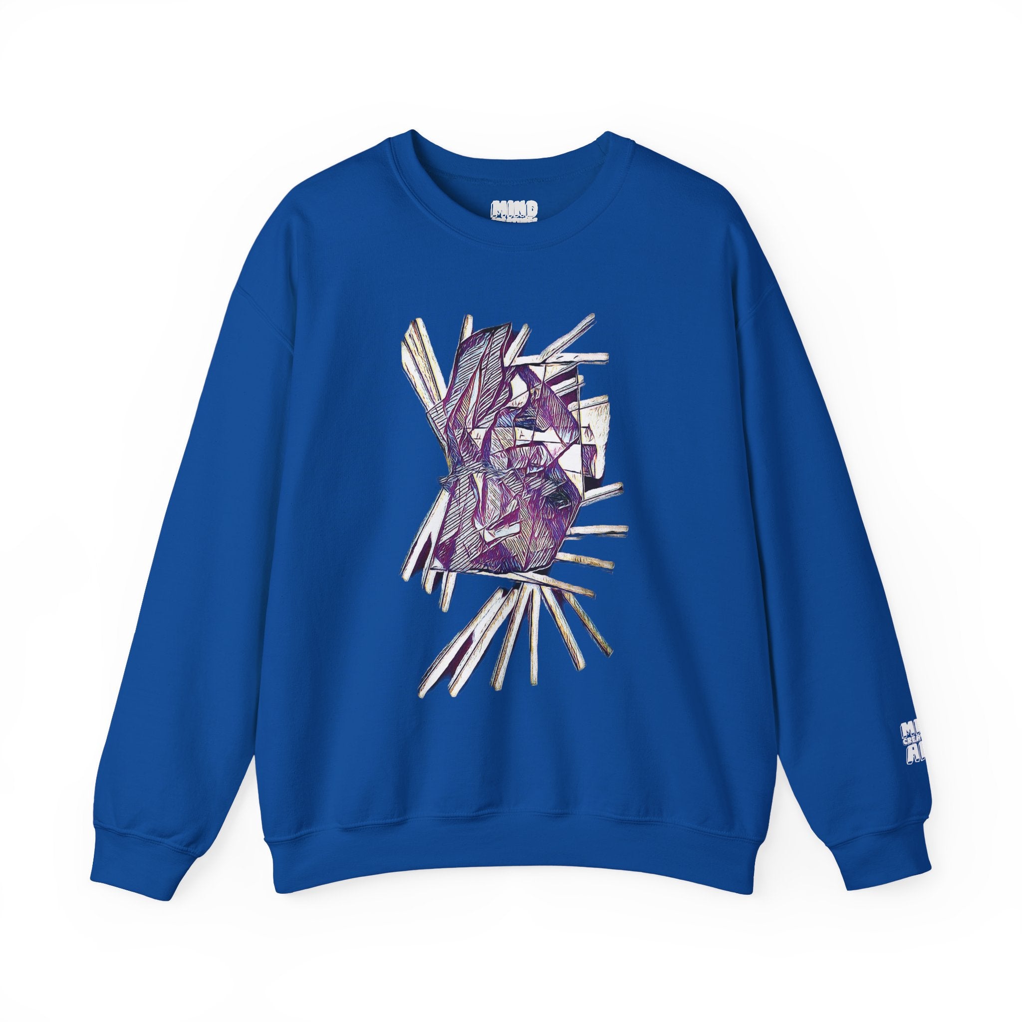 Lightspeed (Purple) Unisex Heavy Blend™ Crewneck Sweatshirt