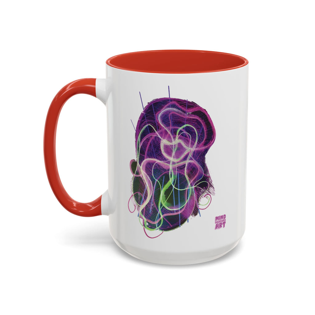 Davy Jones (Electric Purple) Accent Coffee Mug (11oz, 15oz)
