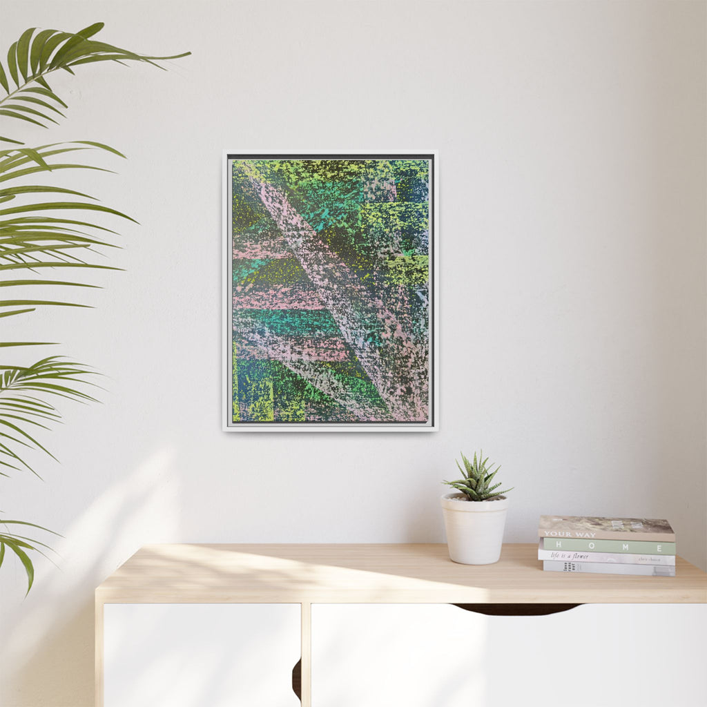 Stream Matte Canvas, Framed