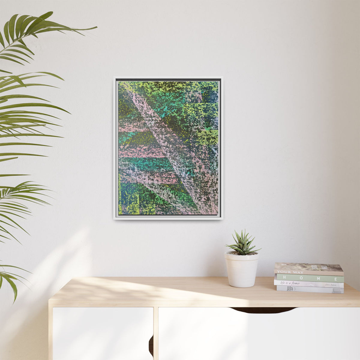 Stream Matte Canvas, Framed