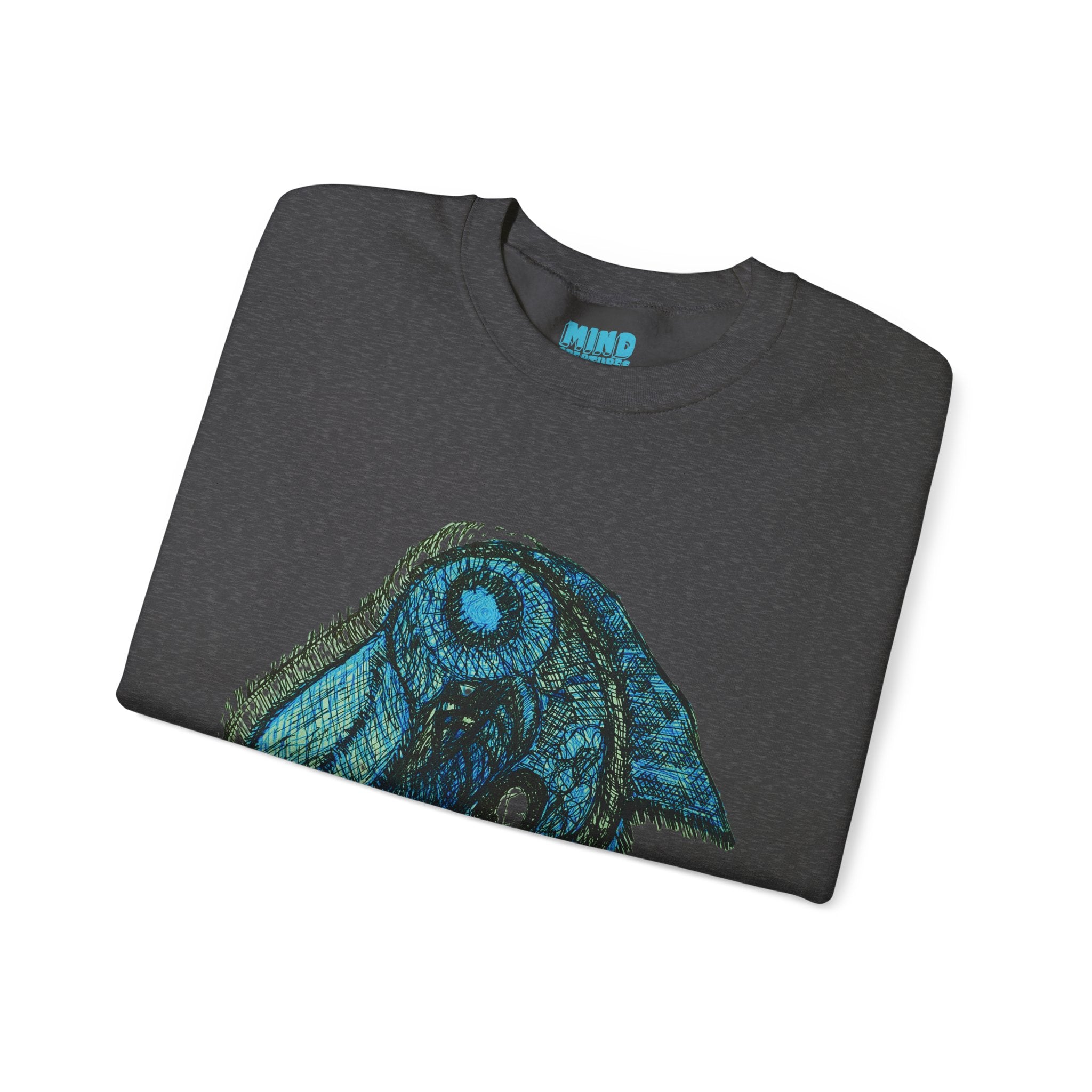 Who Are You? (Teal) Unisex Heavy Blend™ Crewneck Sweatshirt