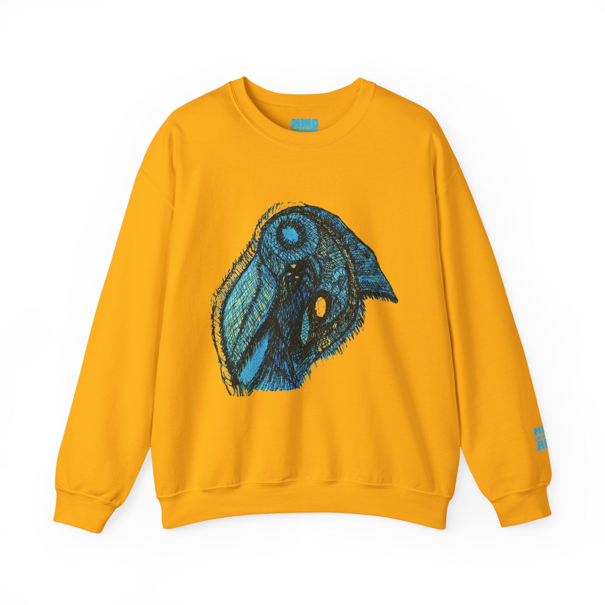 Who Are You? (Teal) Unisex Heavy Blend™ Crewneck Sweatshirt