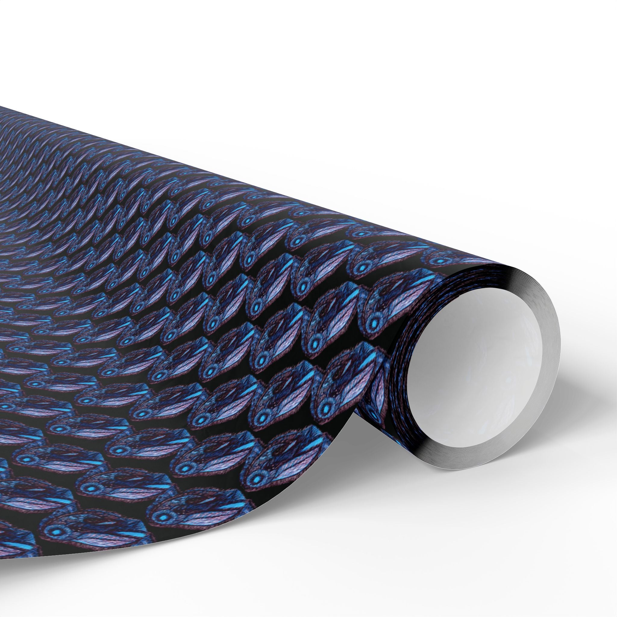Who Are You? (Black Background) Heavy Wrapping Paper