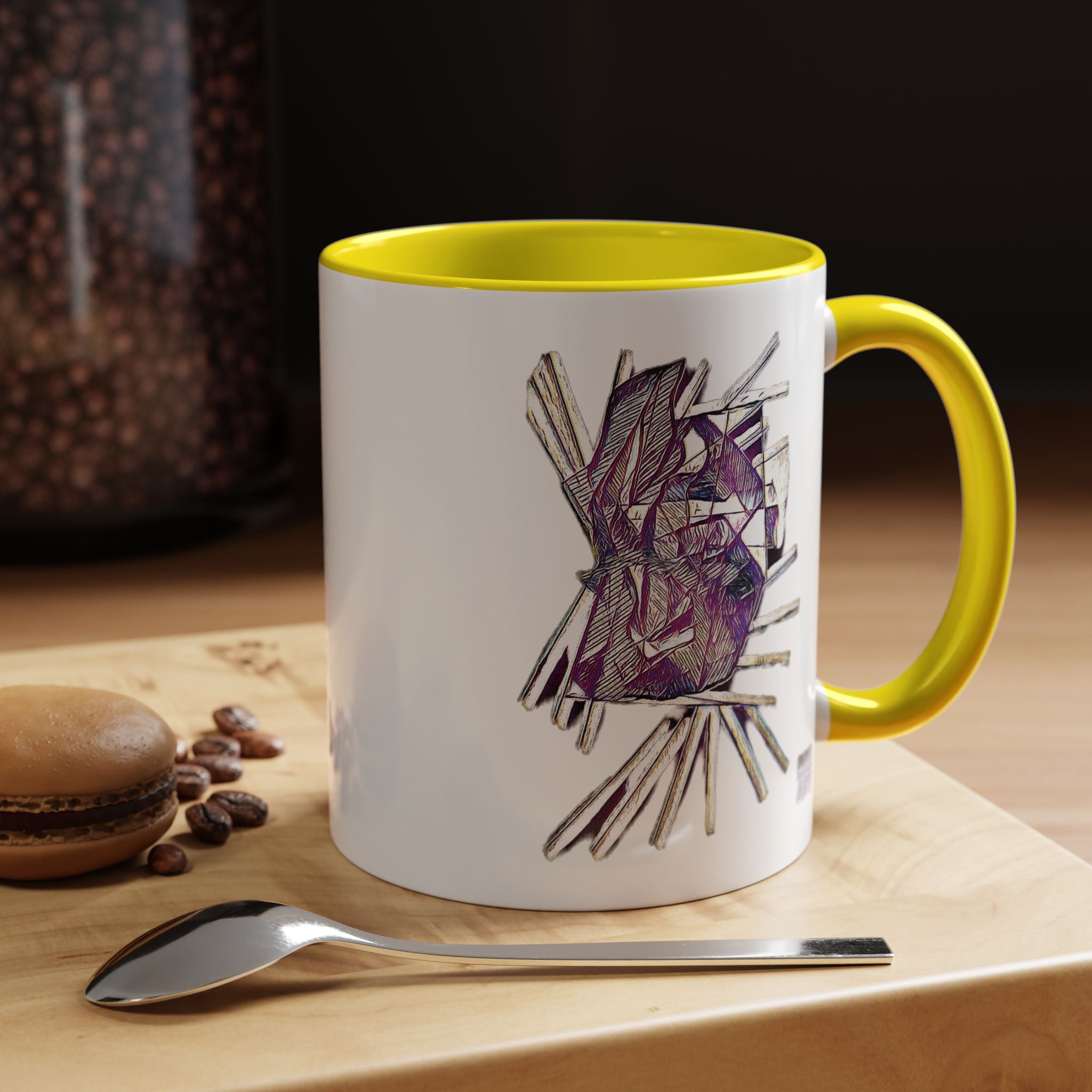 Lightspeed (Purple) Accent Coffee Mug (11oz, 15oz)
