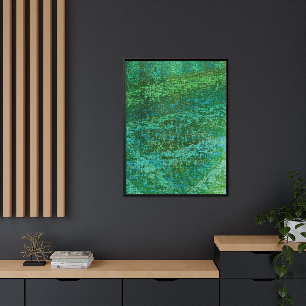Lagoon (V2) Matte Canvas, Framed