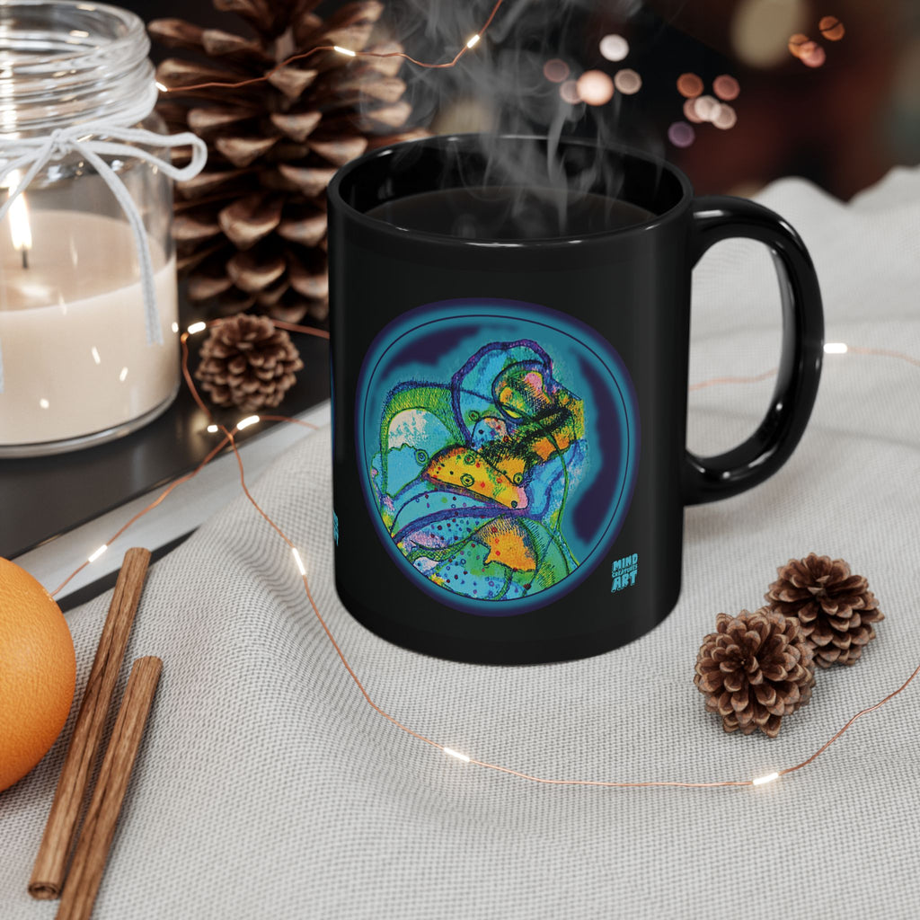Exploration Black Ceramic Mug (11oz, 15oz)