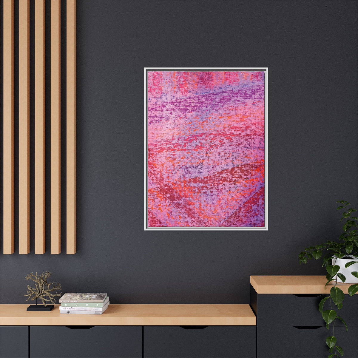 Lagoon (V4) Matte Canvas, Framed