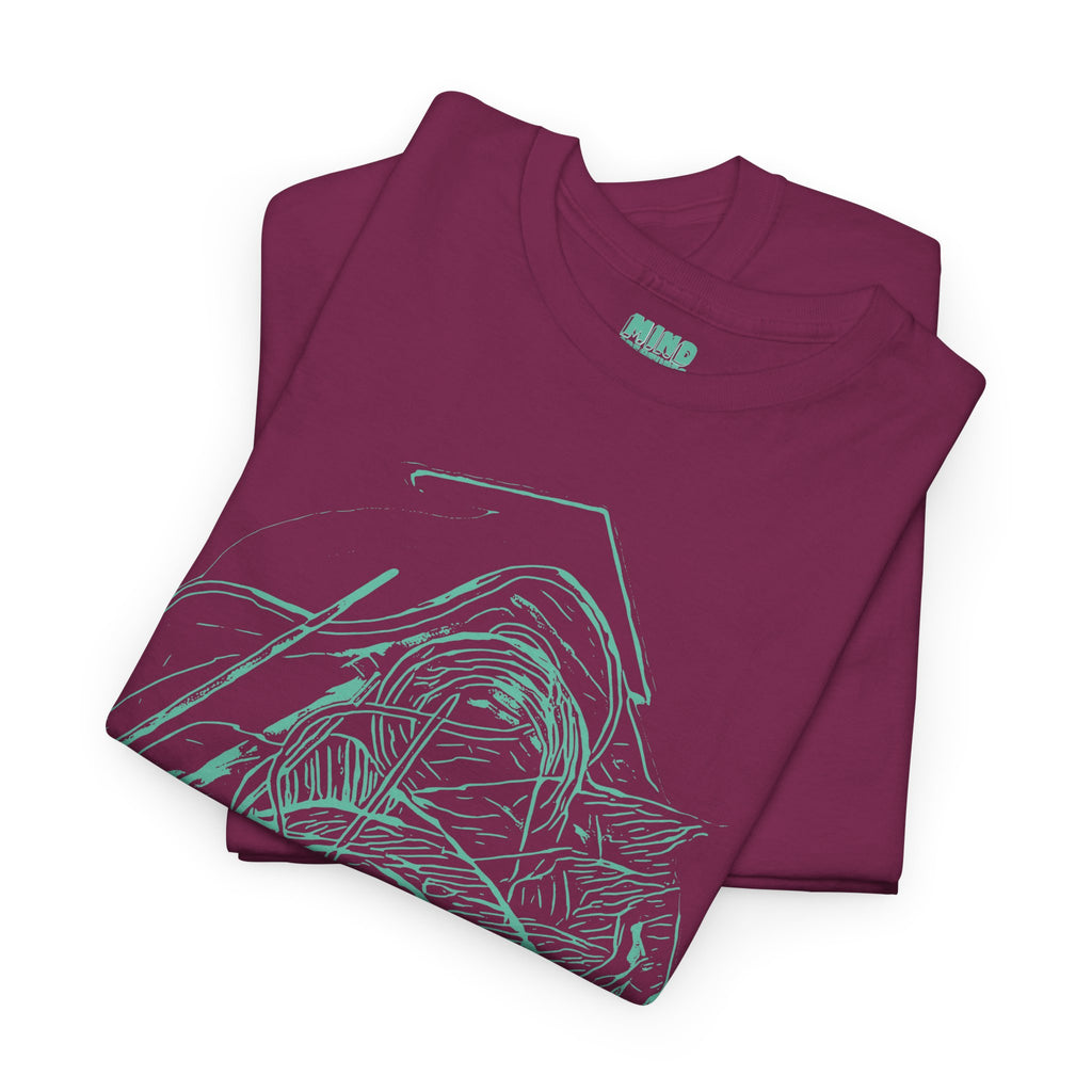 Dive Reflex (Teal) Unisex Heavy Cotton Tee
