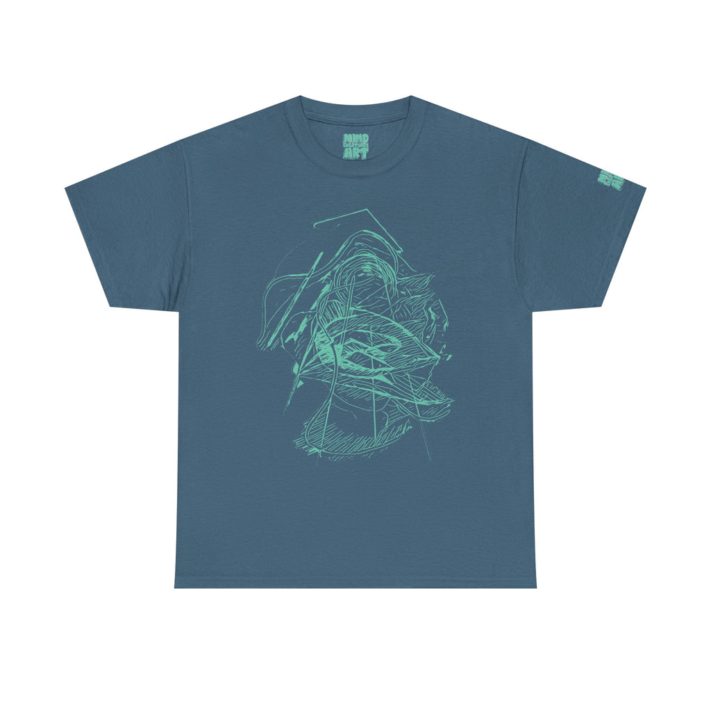 Dive Reflex (Teal) Unisex Heavy Cotton Tee