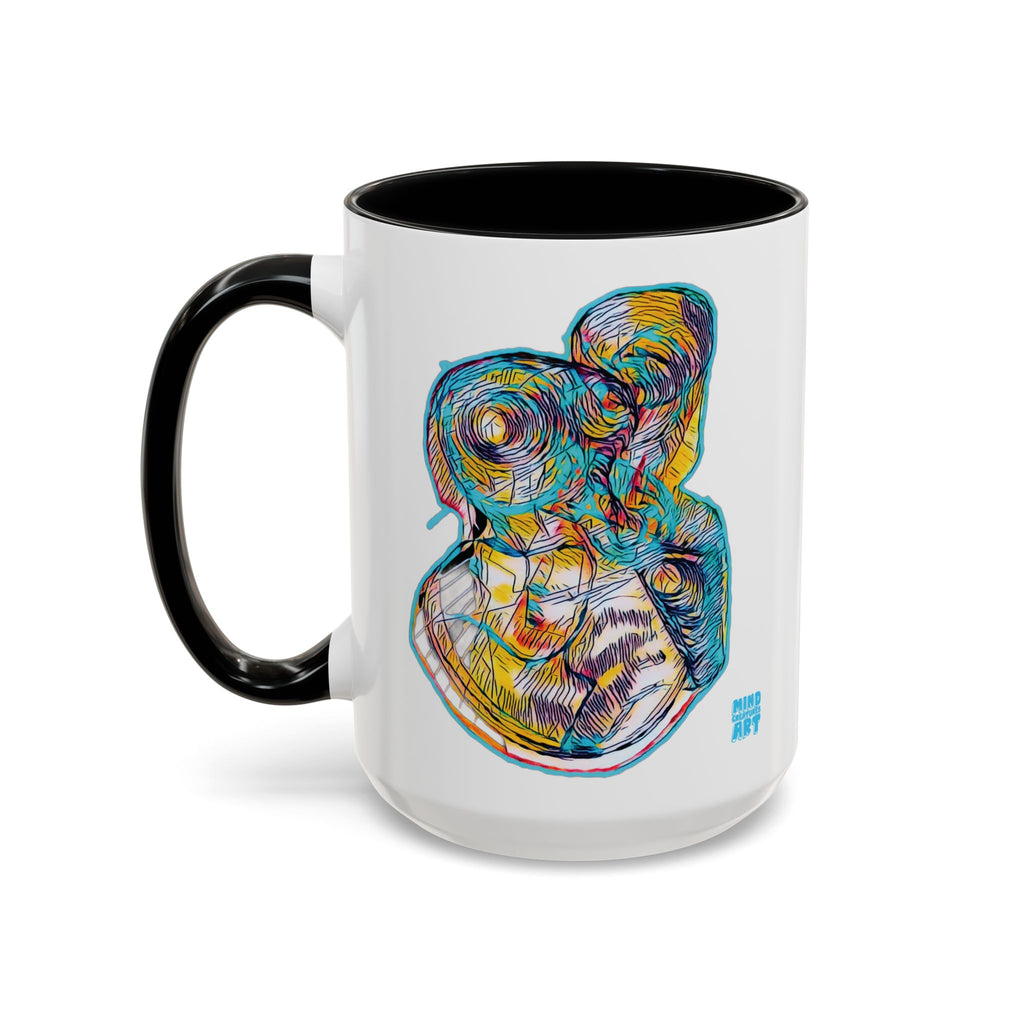 Curiosity (Teal) Accent Coffee Mug (11oz, 15oz)