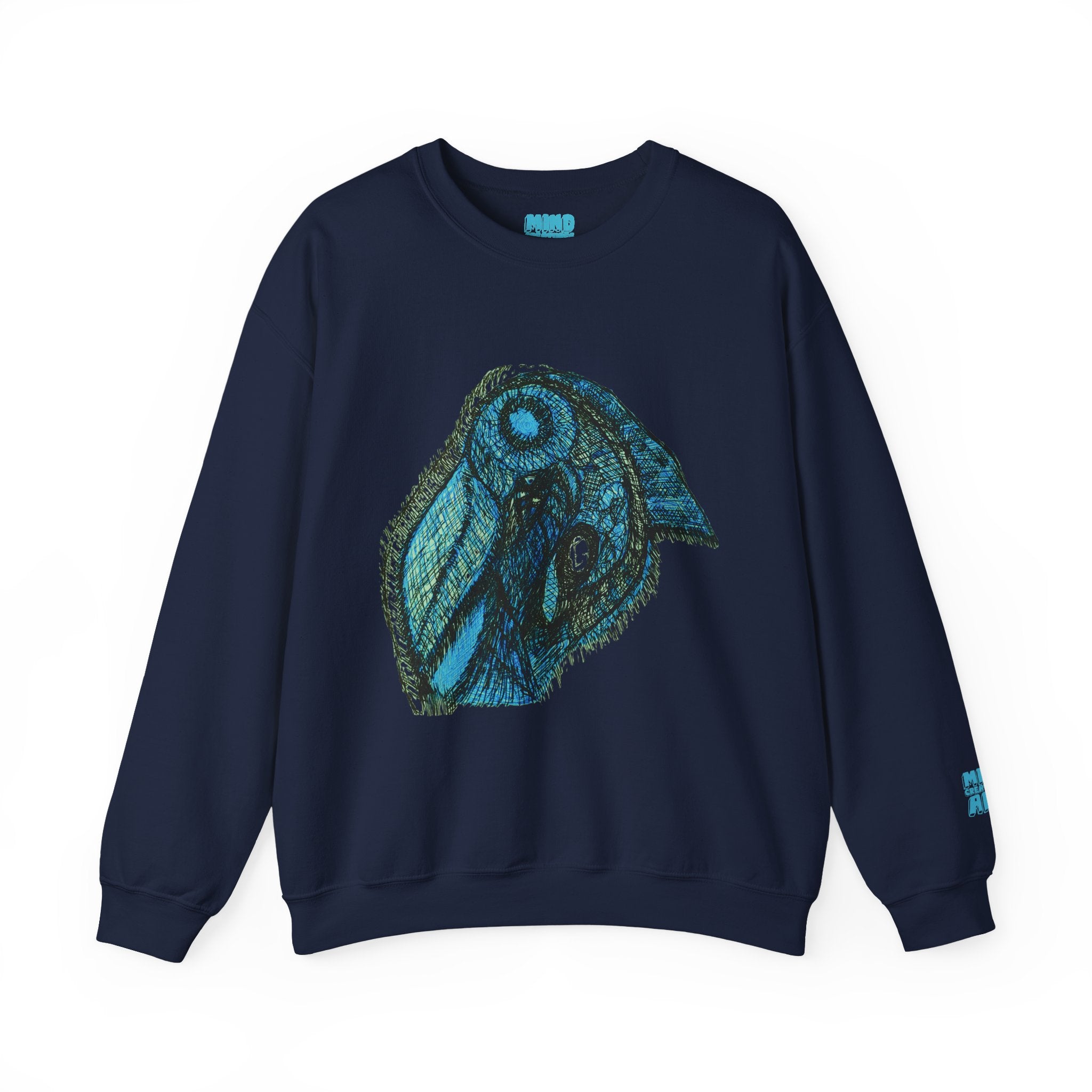 Who Are You? (Teal) Unisex Heavy Blend™ Crewneck Sweatshirt