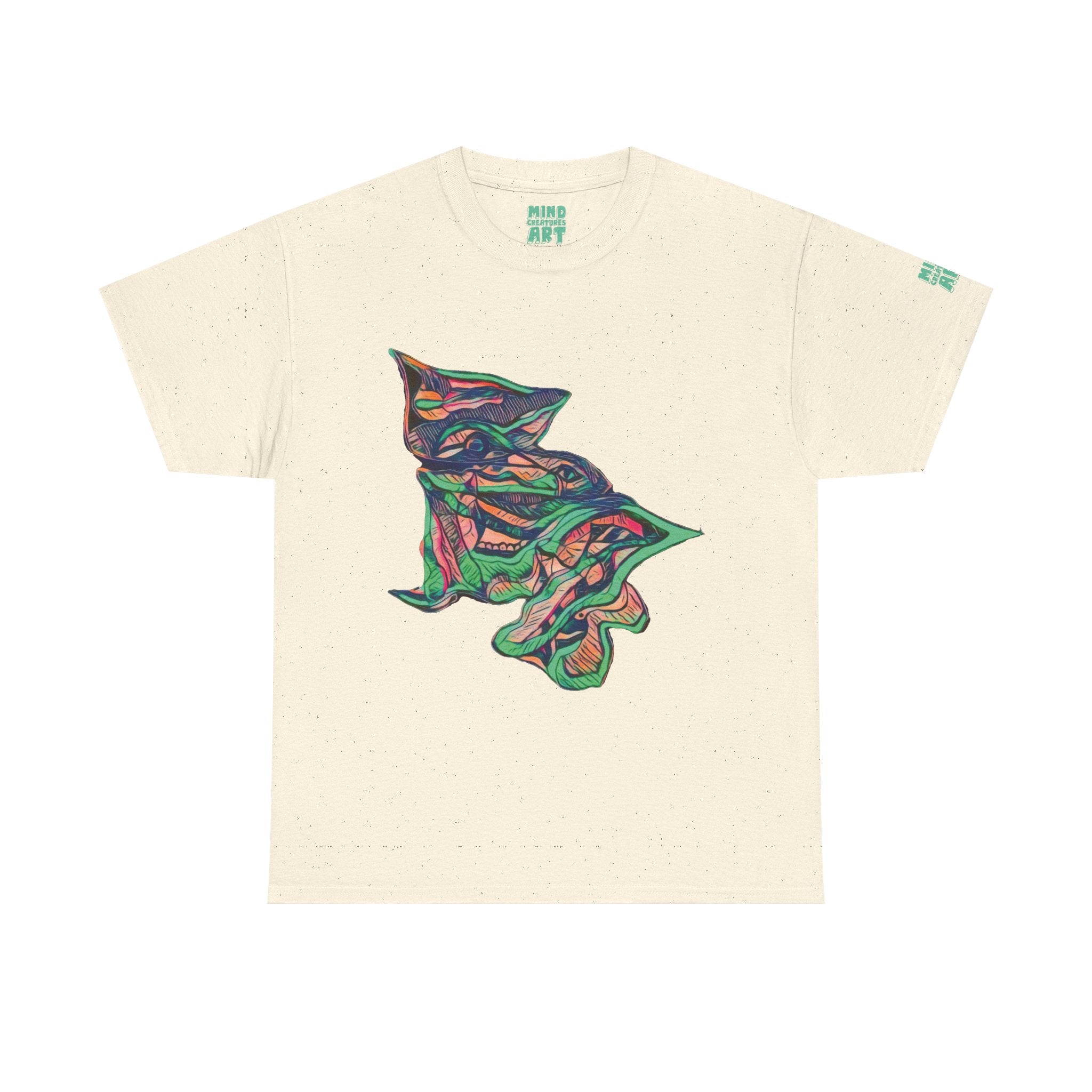 Cheshire (Pink & Seafoam) Unisex Heavy Cotton Tee