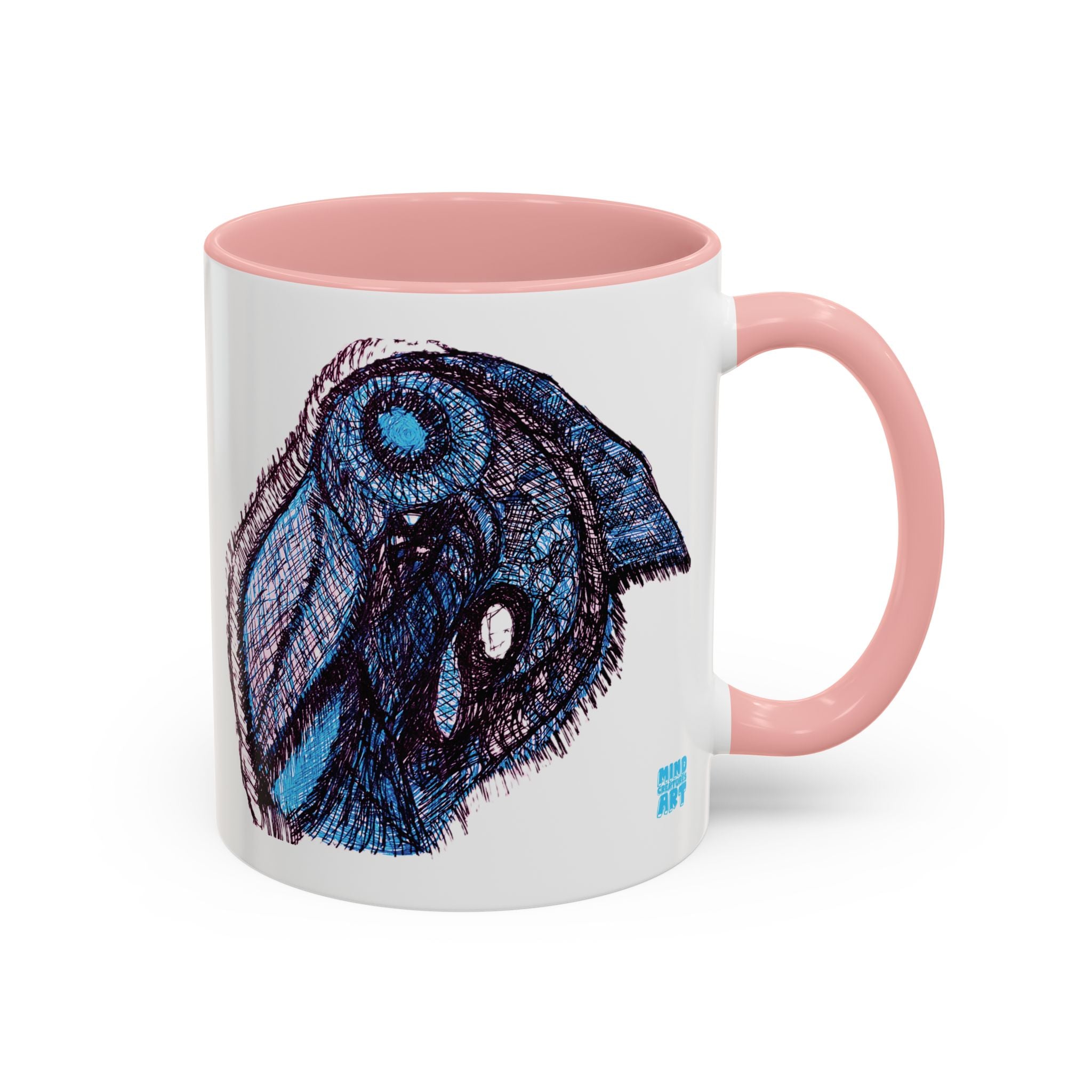 Who Are You? (Blue) Accent Coffee Mug (11oz, 15oz)