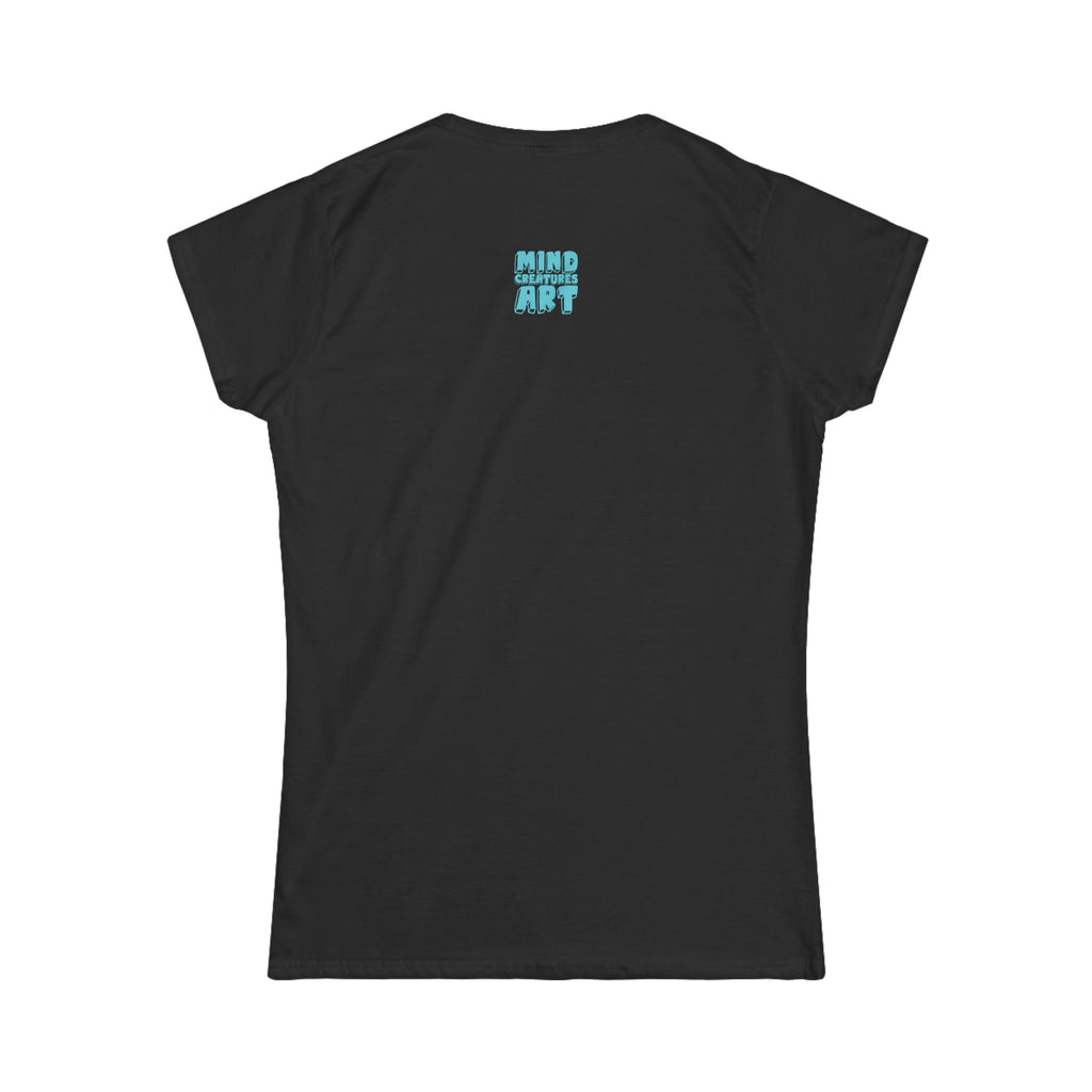 Davy Jones (Electric Green & Blue) Women's Softstyle Tee