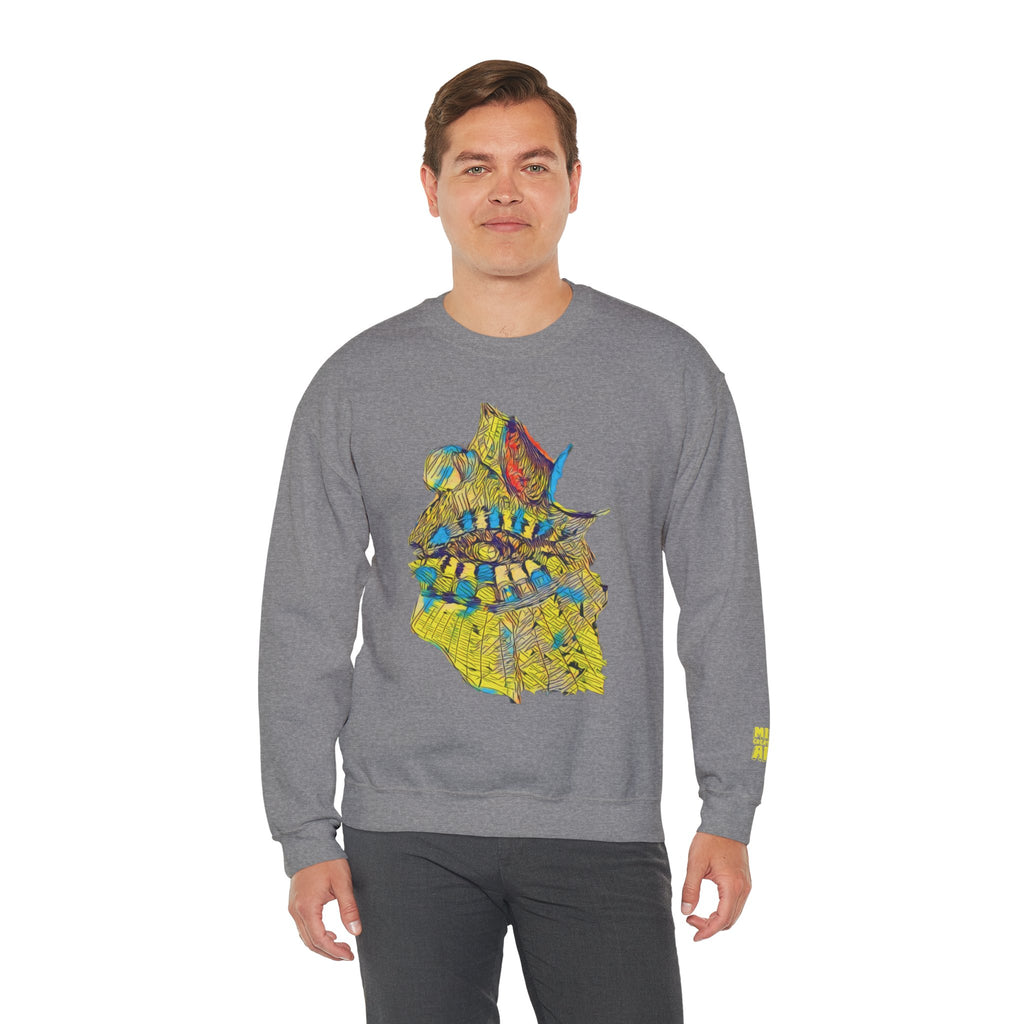 Hypnagogic (Neon) Unisex Heavy Blend™ Crewneck Sweatshirt