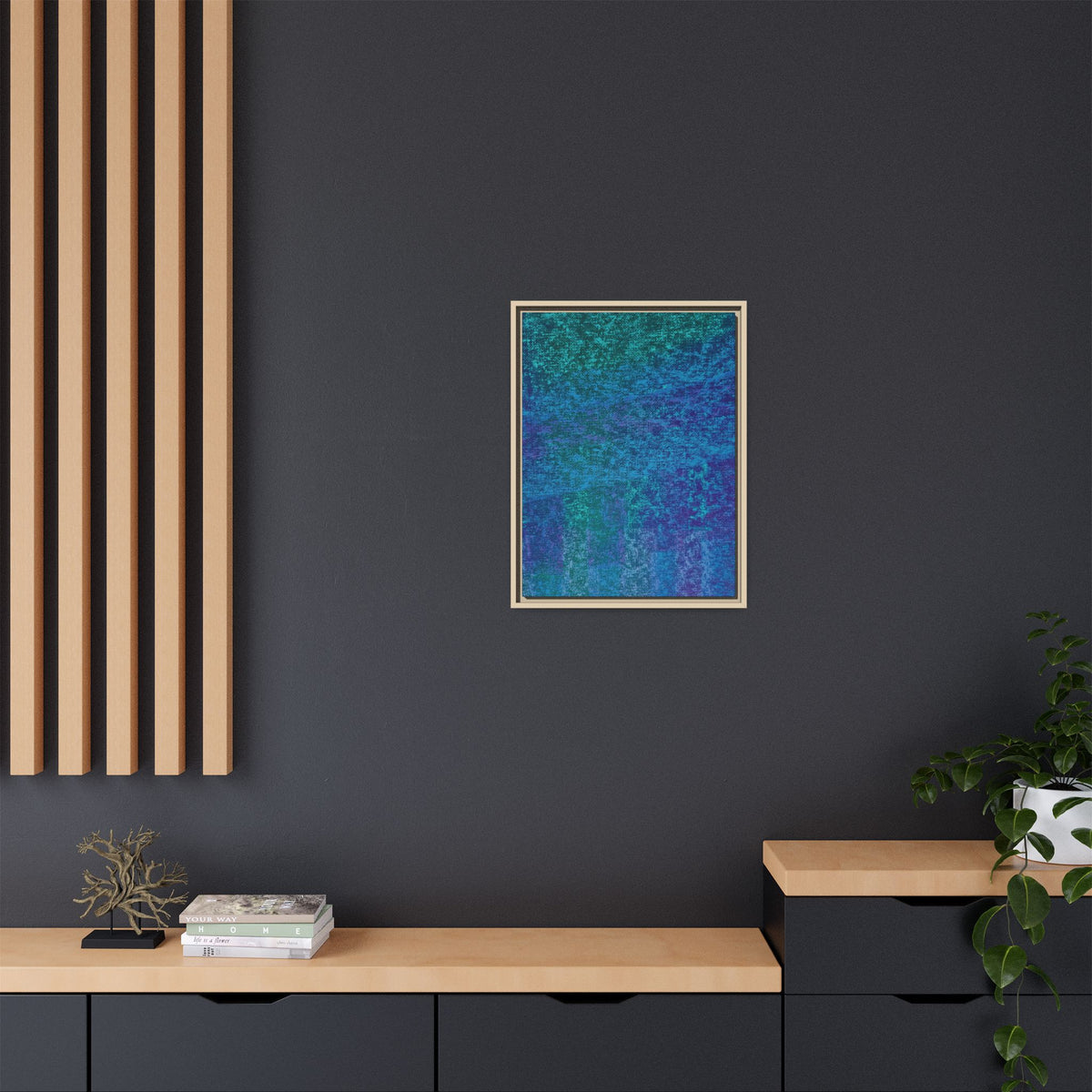 Oceanic Matte Canvas, Framed