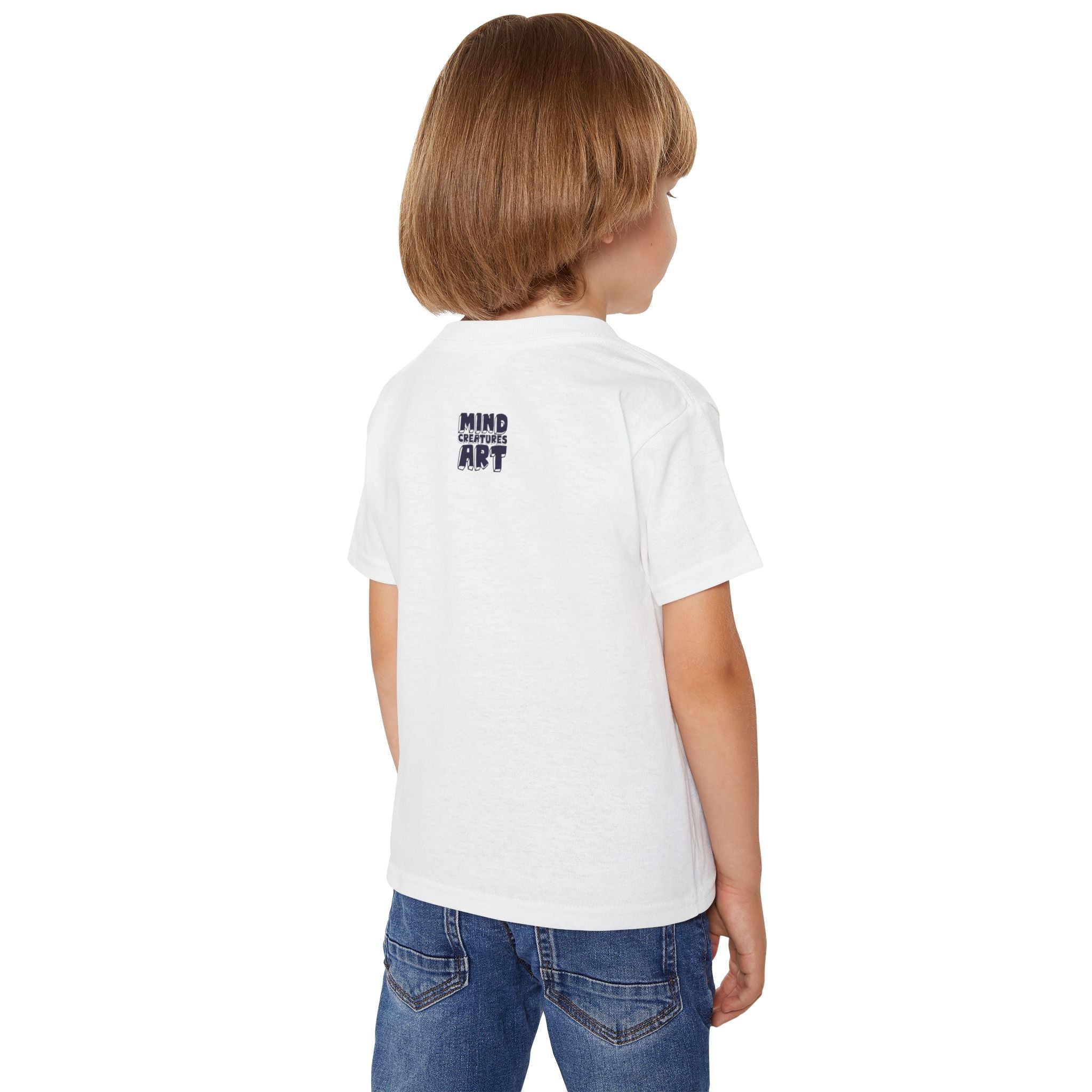 Curiosity (Green & Red) Heavy Cotton™ Toddler T-shirt