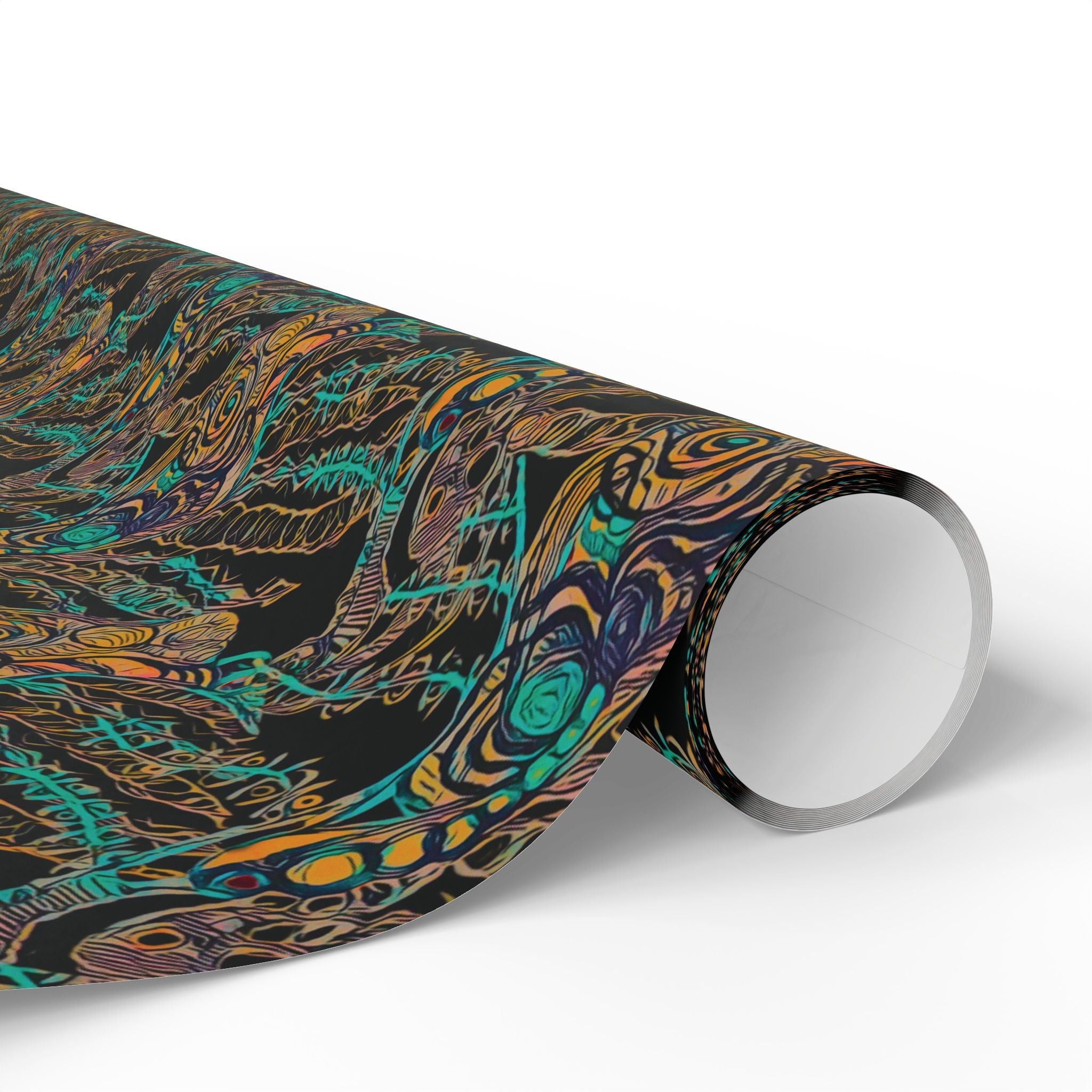 Vessel (Black Background) Heavy Wrapping Paper