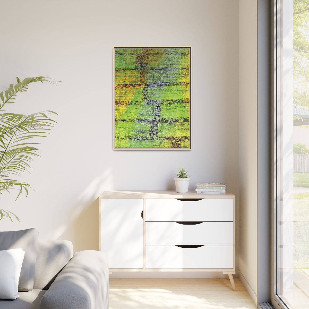 Experiment Matte Canvas, Framed