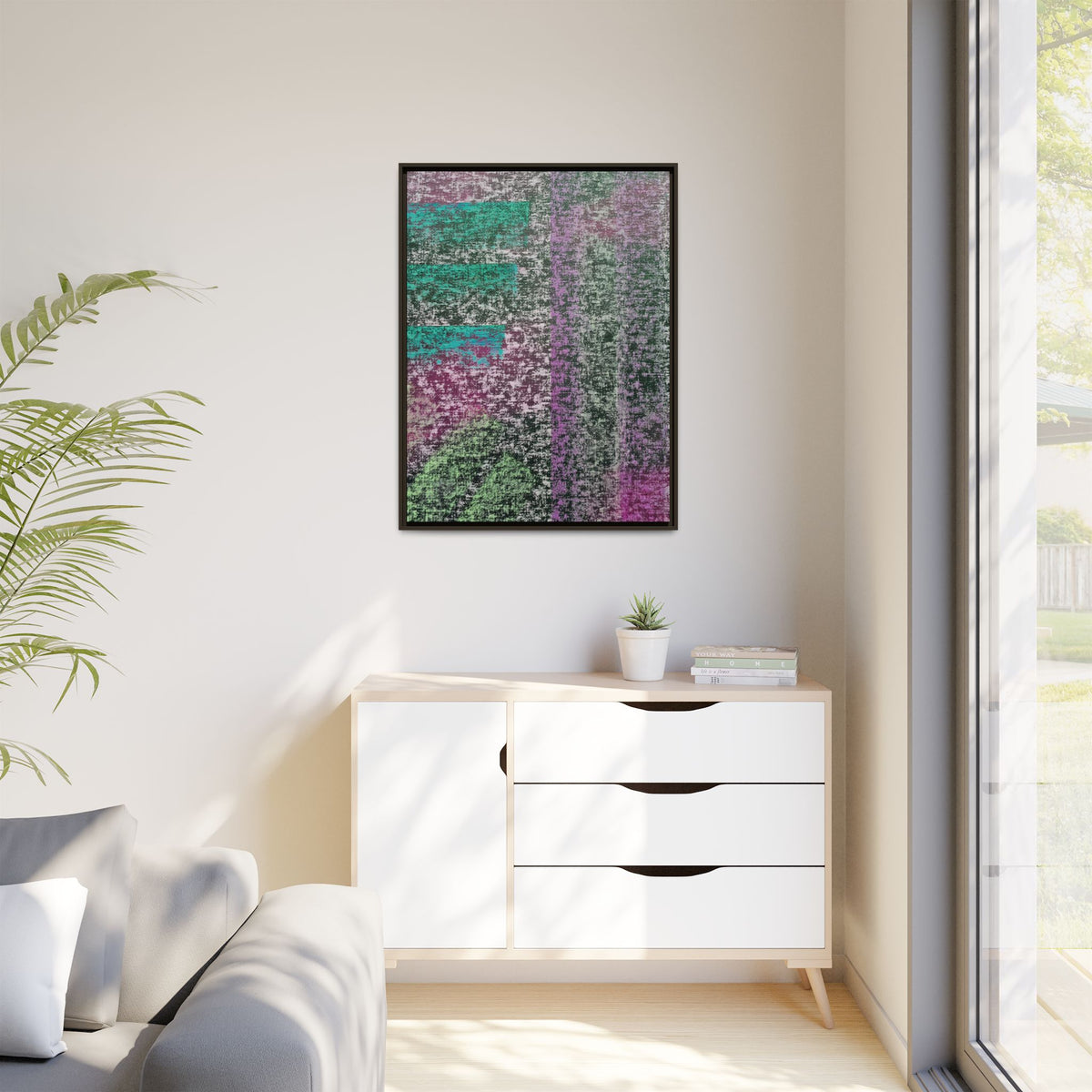 Relativity (V2) Matte Canvas, Framed