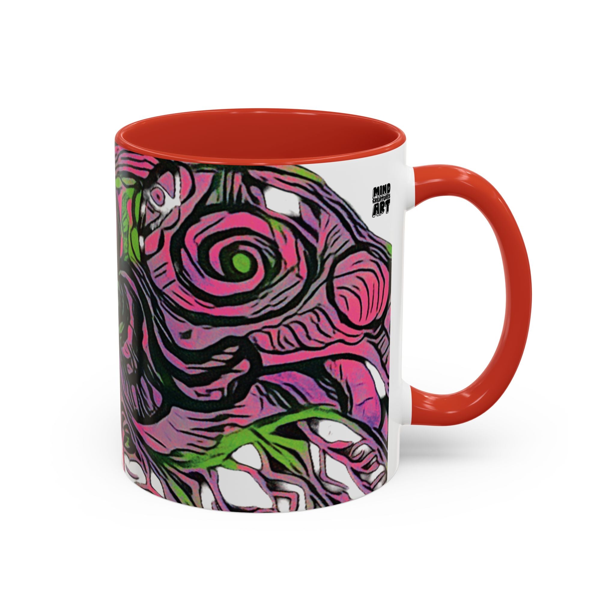 Vessel (Neon) Accent Coffee Mug (11oz, 15oz)