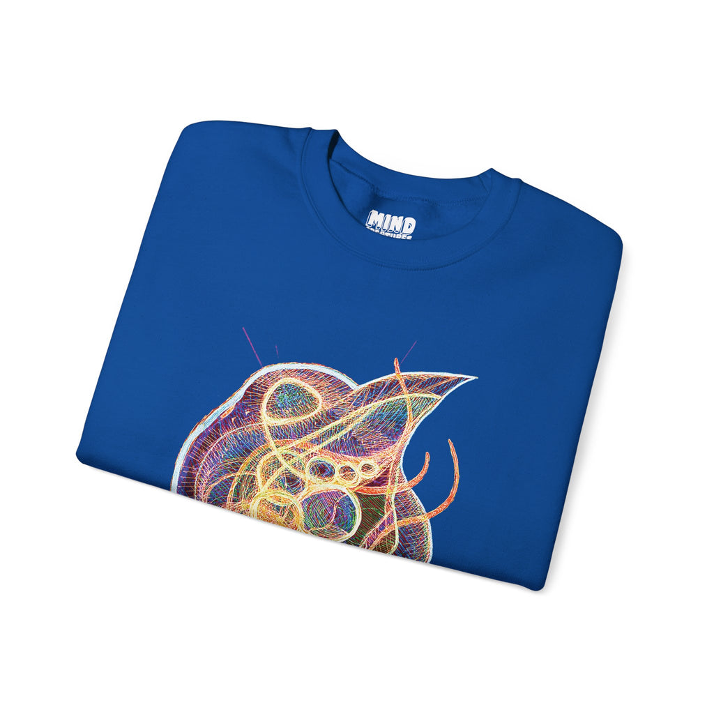 Renewal (Electric Yellow & Purple) Unisex Heavy Blend™ Crewneck Sweatshirt