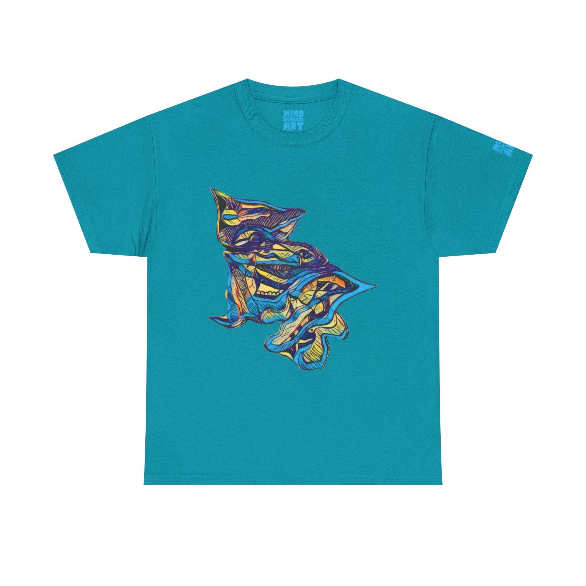 Cheshire (Blue & Yellow) Unisex Heavy Cotton Tee
